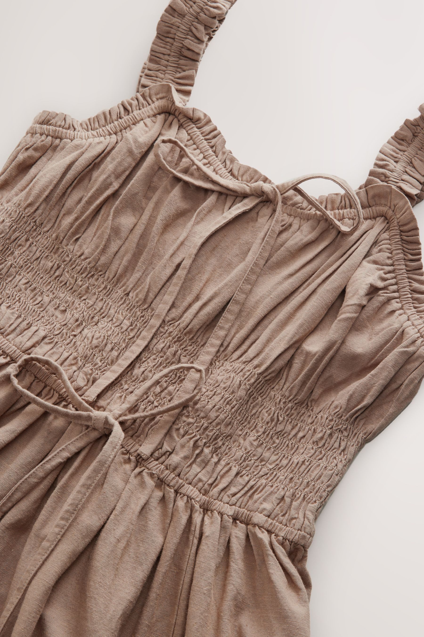 Next Midikleid Mittellanges Kleid mit Bindedetail günstig online kaufen
