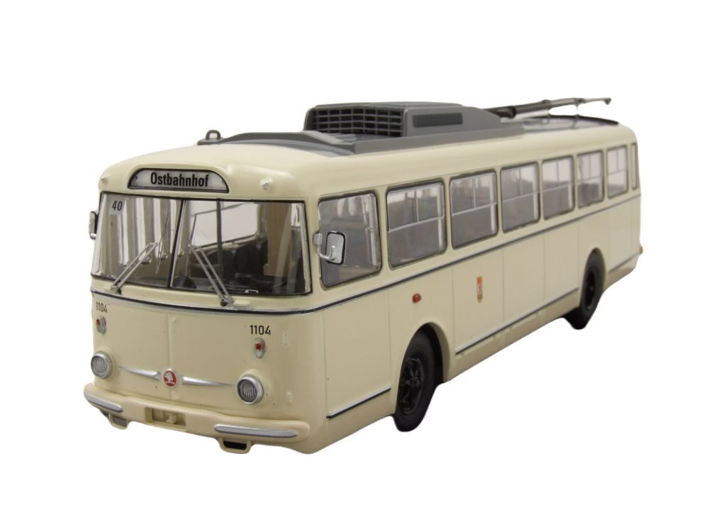 Modellauto Skoda 9TR Bus BVG Berliner Verkehrsbetriebe beige