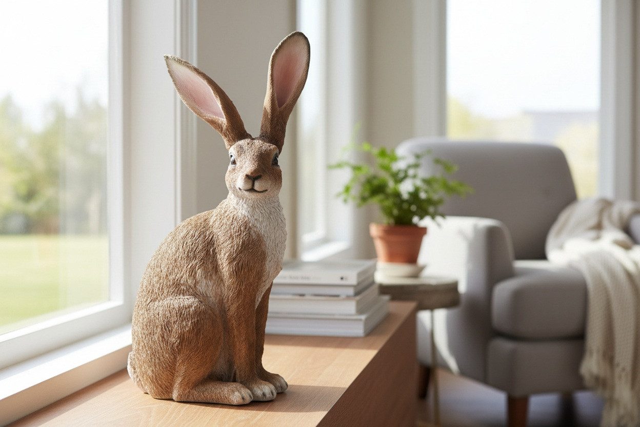 formano Dekofigur Hase sitzend 25x53cm klassisches Design XXL (1 St)
