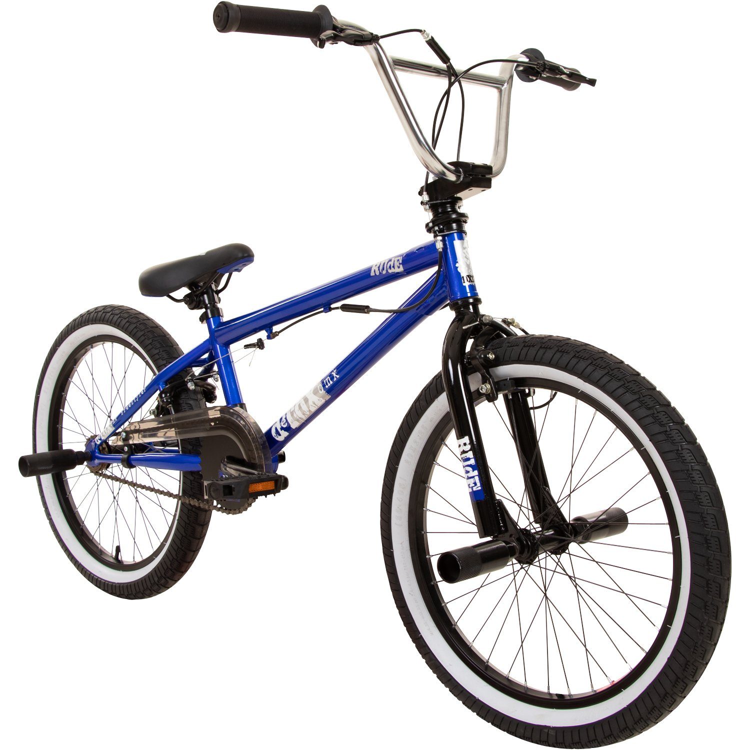 deTOX BMX-Rad Freestyle 20 Zoll, 1 Gang, BMX Rad Jugendliche und Erwachsene  ab 140 cm Fahrrad Bike Freestyle