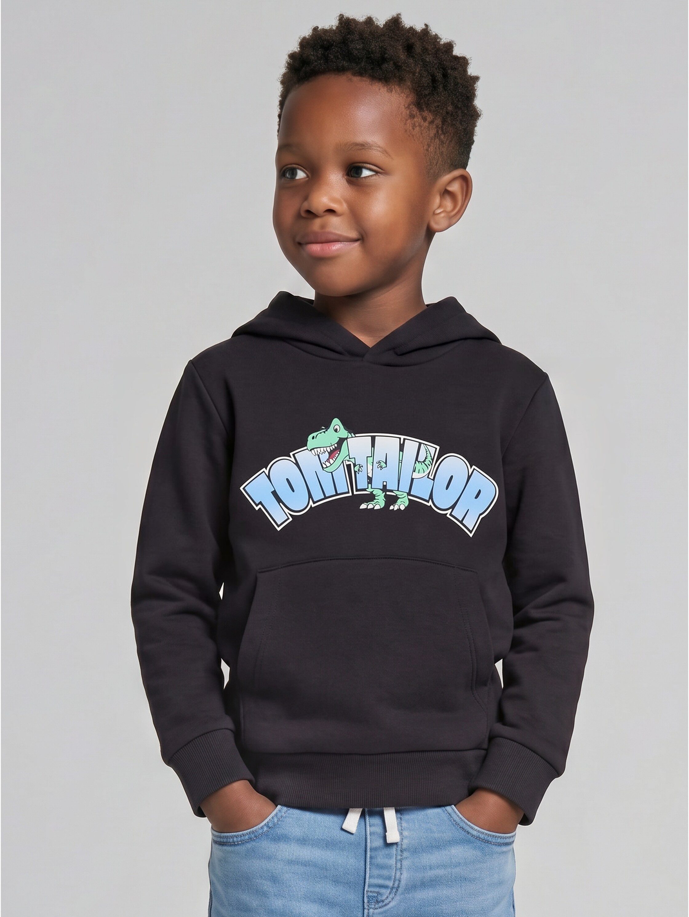 TOM TAILOR Sweatshirt mit Kapuze und Kängurutasche