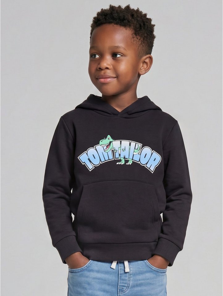 TOM TAILOR Sweatshirt mit Kapuze und Kängurutasche