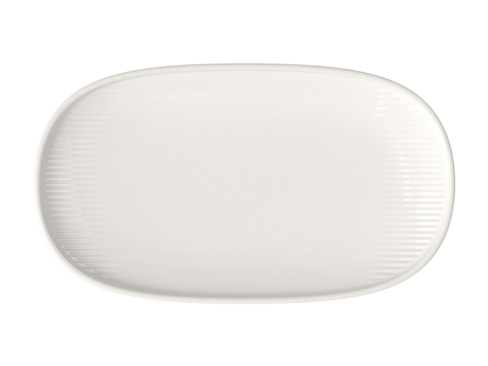 Villeroy & Boch Servierplatte Afina Universalplatte 23,1x13,2x2,7cm, Porzellan, (Platten)