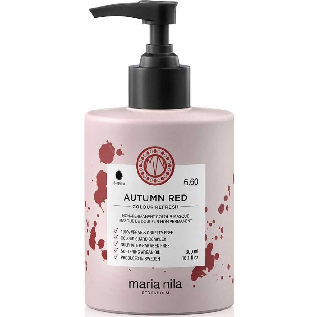 Maria Nila Haarkur Colour Refresh Non-Permanent Colour Mask 6.60 Autumn Red