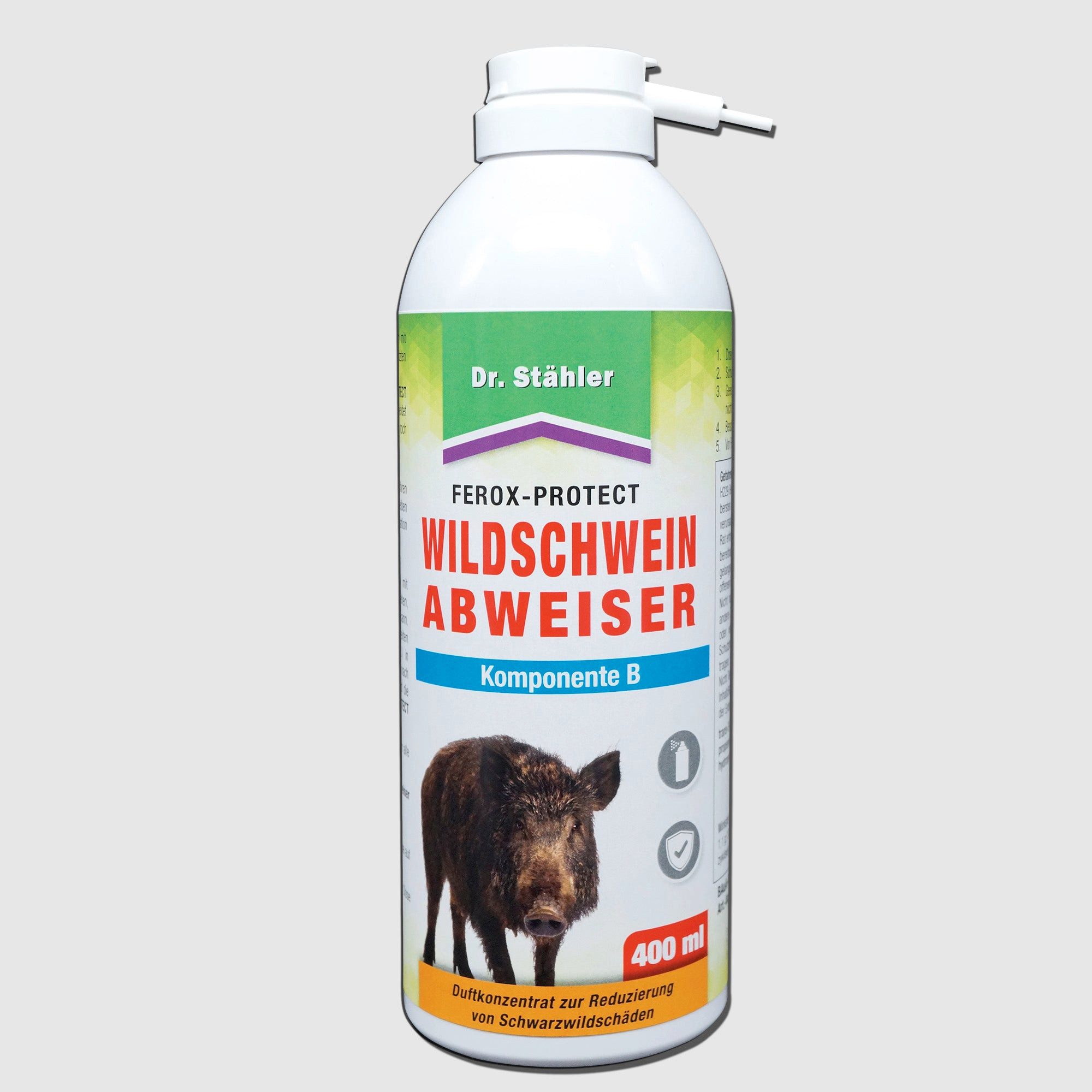 Vergrämungsmittel Ferox-Protect Wildschweinabweiser Spray - Schutz auf dem Grundstück