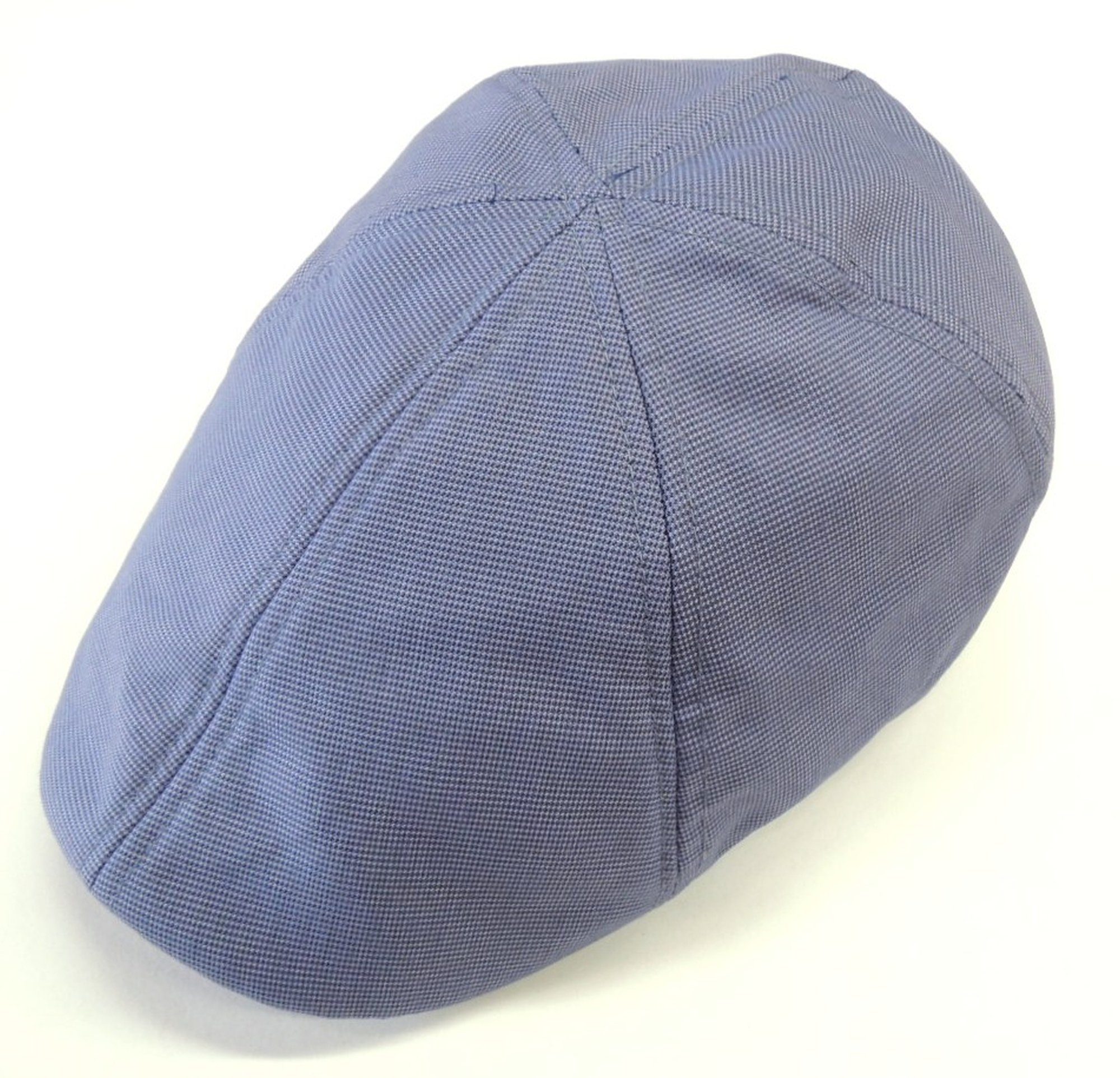 Chaplino Flat Cap mit leichter Musterung blau | Flat Caps