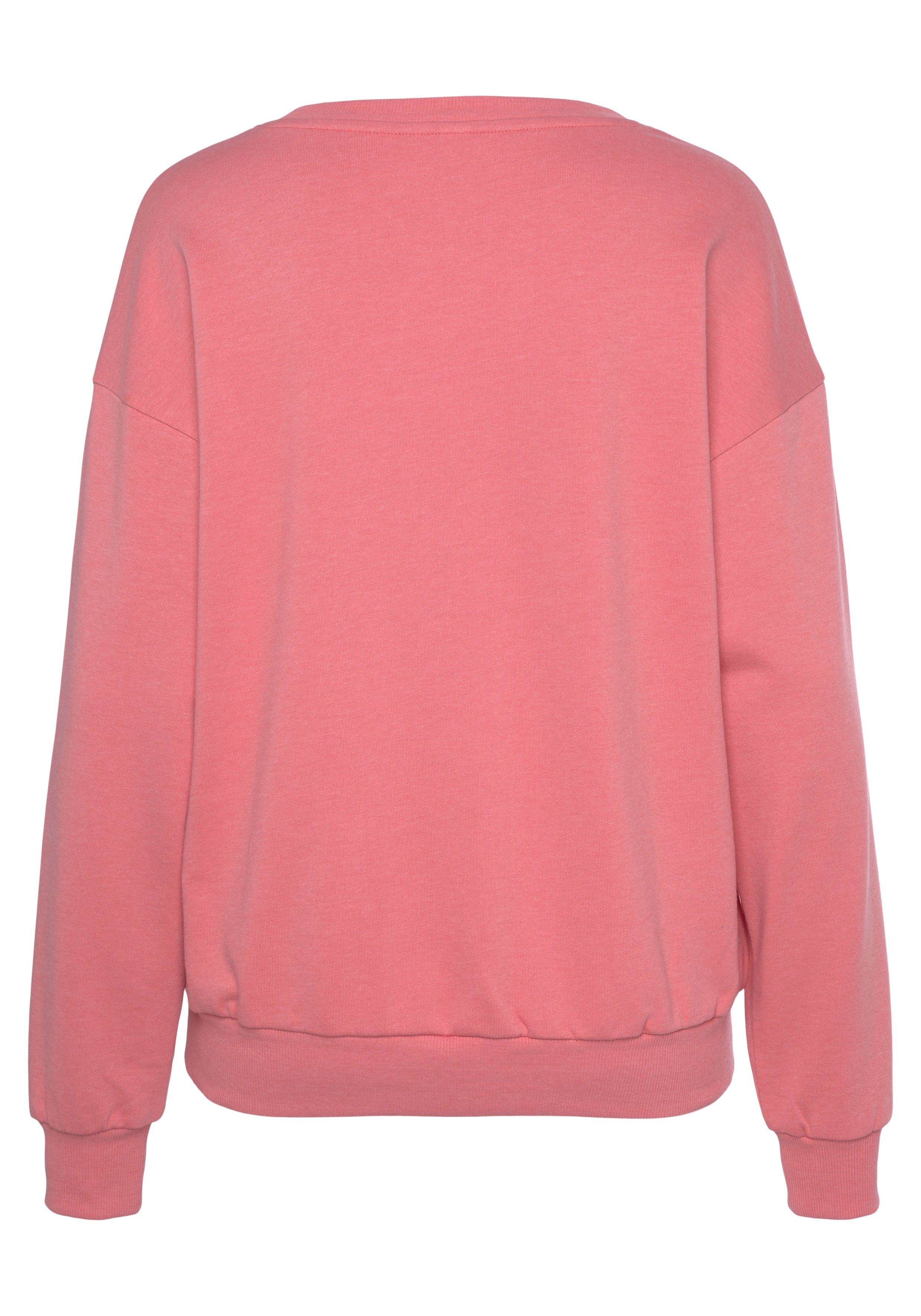Vivance Sweater mit schönem Frontprint, Loungewear