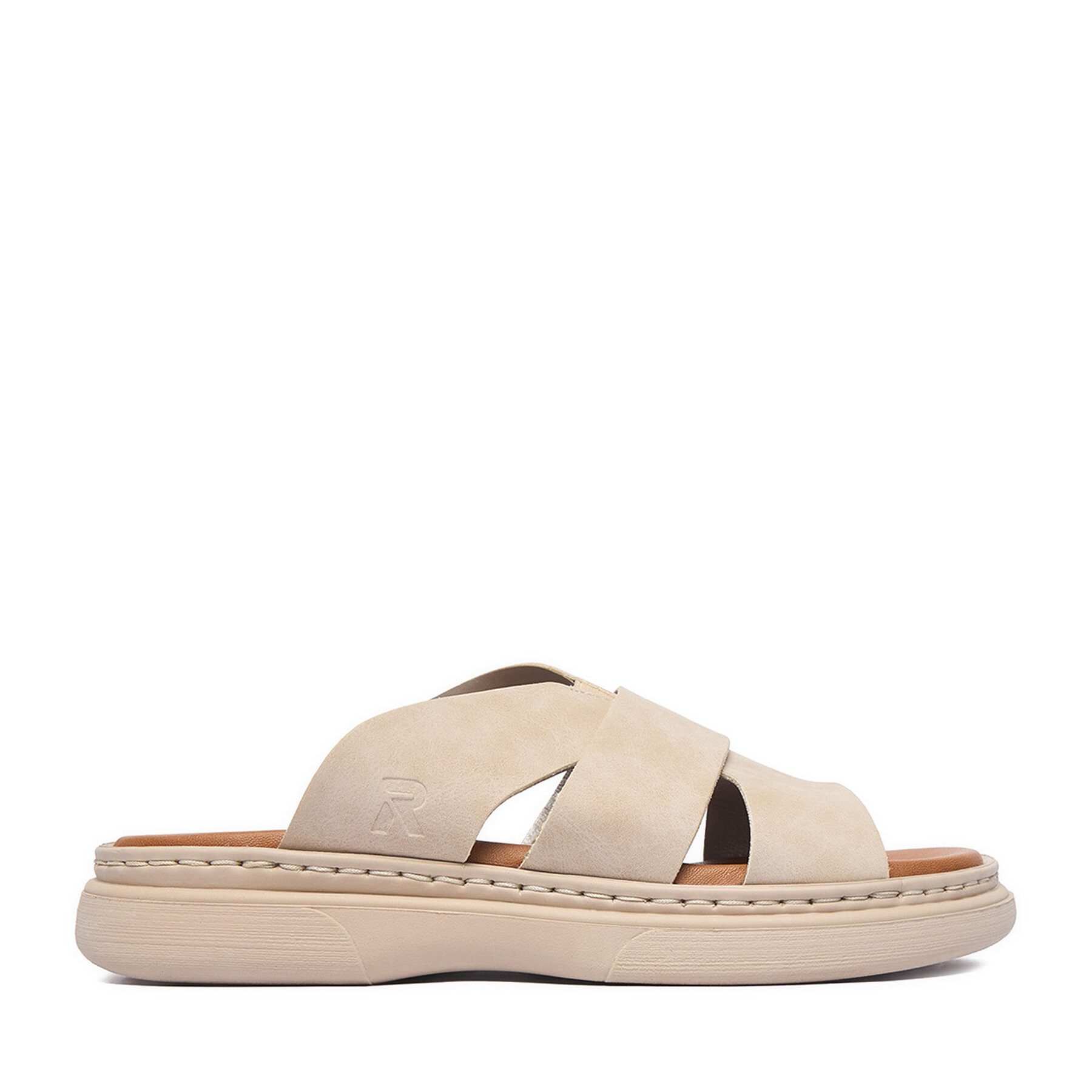 Rieker Rieker Damen-Flip-Flops Beige V3089-62 Badepantolette
