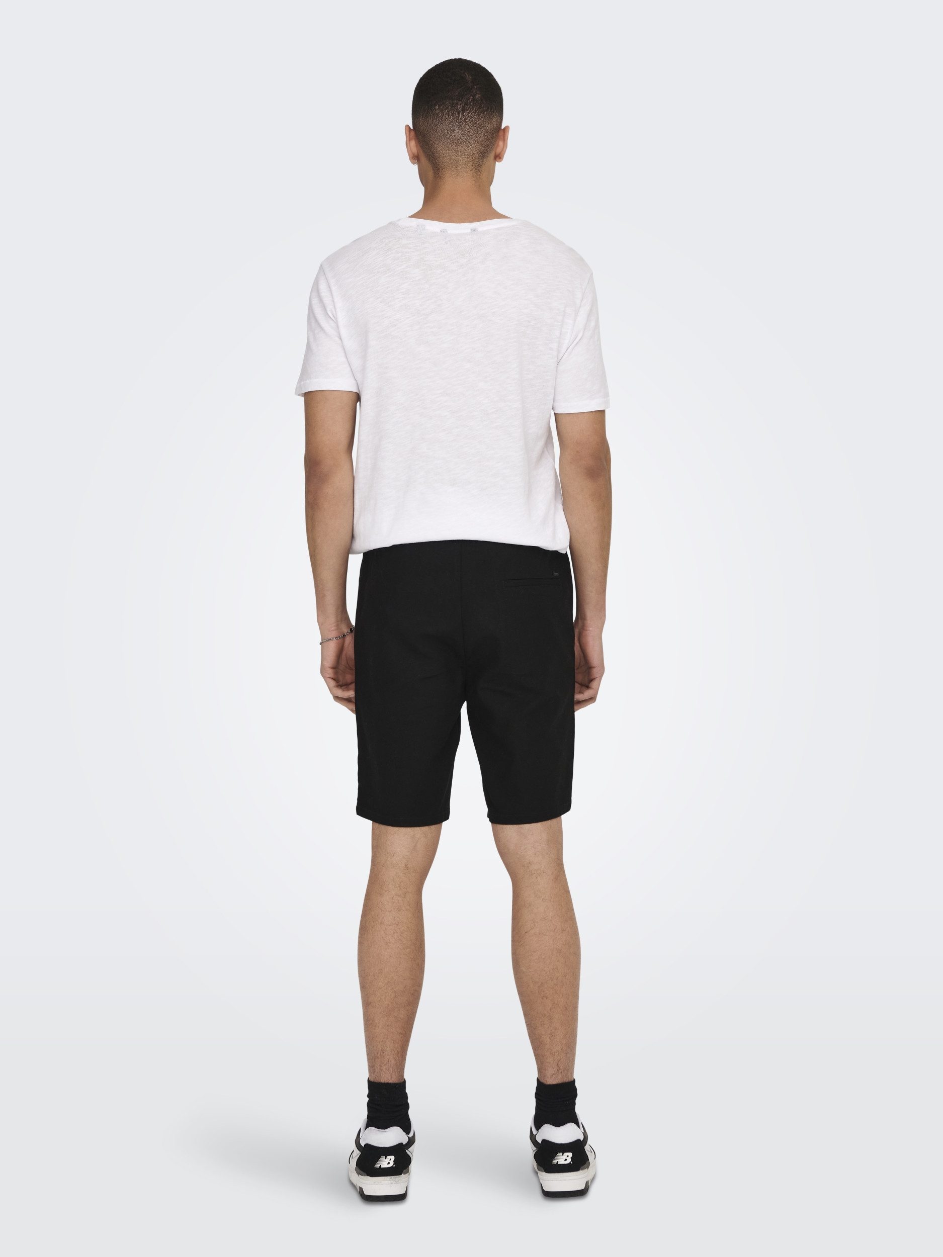 ONLY & SONS Bermudas ONSLINUS 0007 COT LIN SHORTS NOOS – Bild 3 von 4
