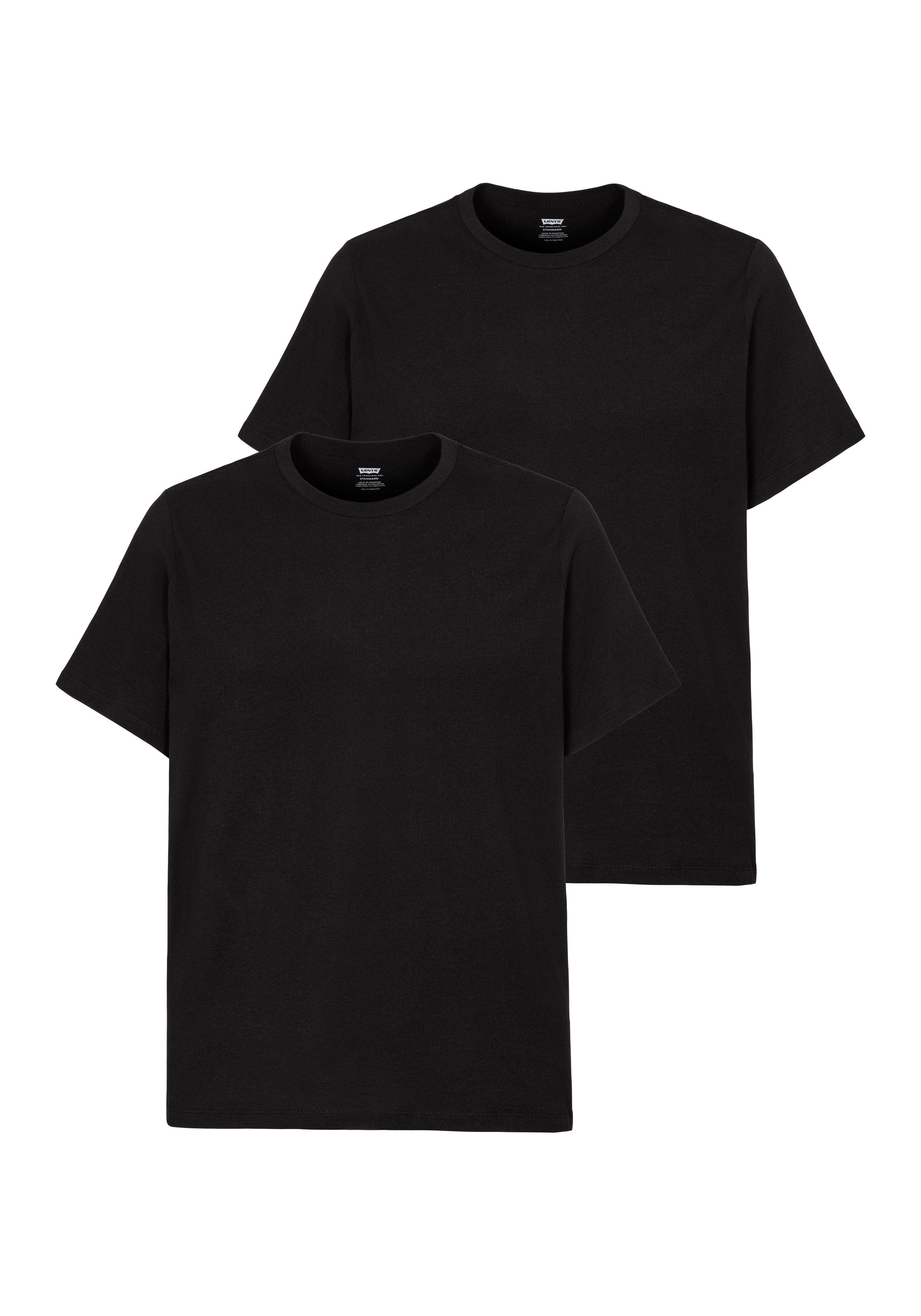 Levi's® Plus Rundhalsshirt BIG 2 PACK TEE (Packung, 2er-Pack) unifarben günstig online kaufen
