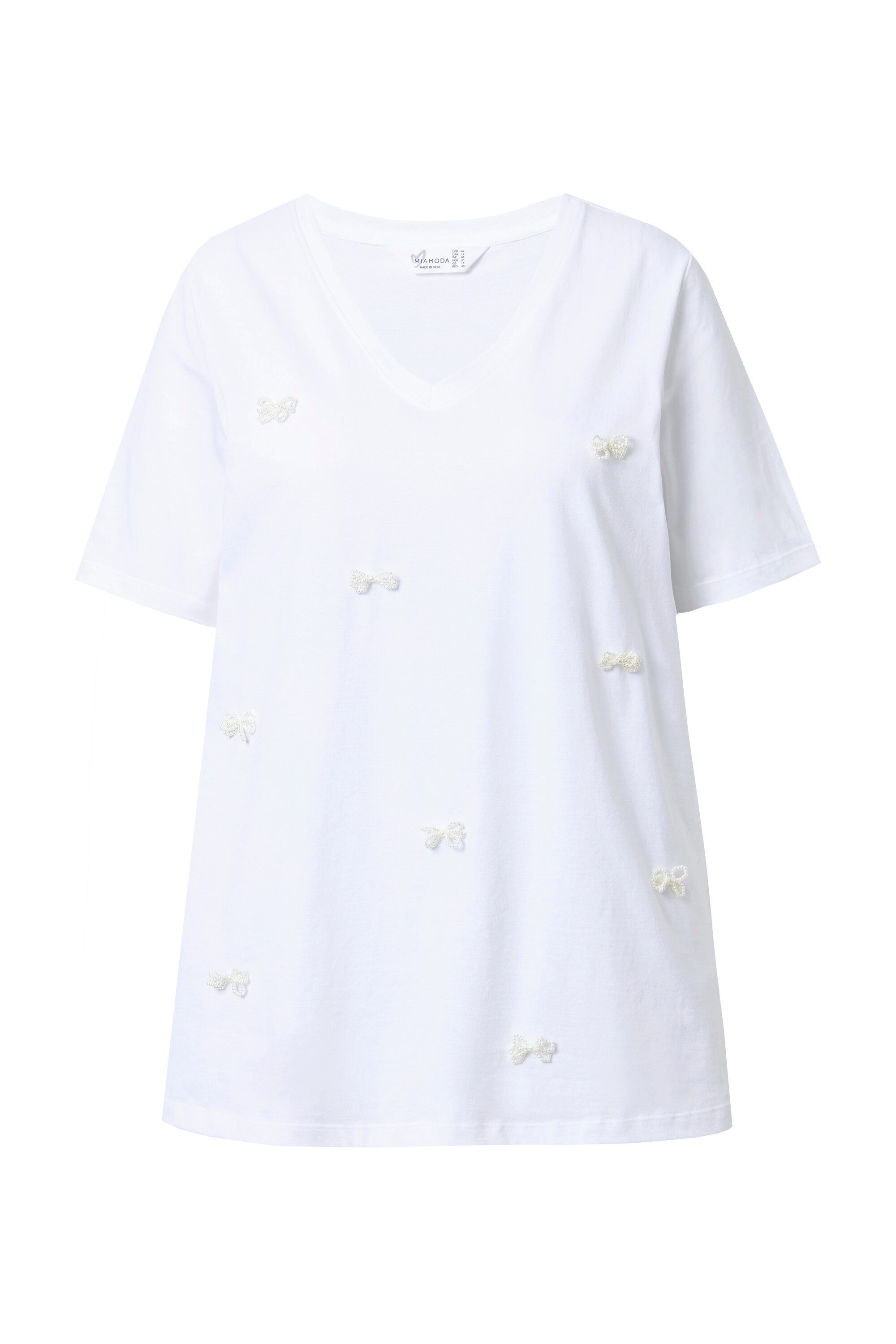 MIAMODA T-Shirt T-Shirt A-Linie Schleifen aus günstig online kaufen