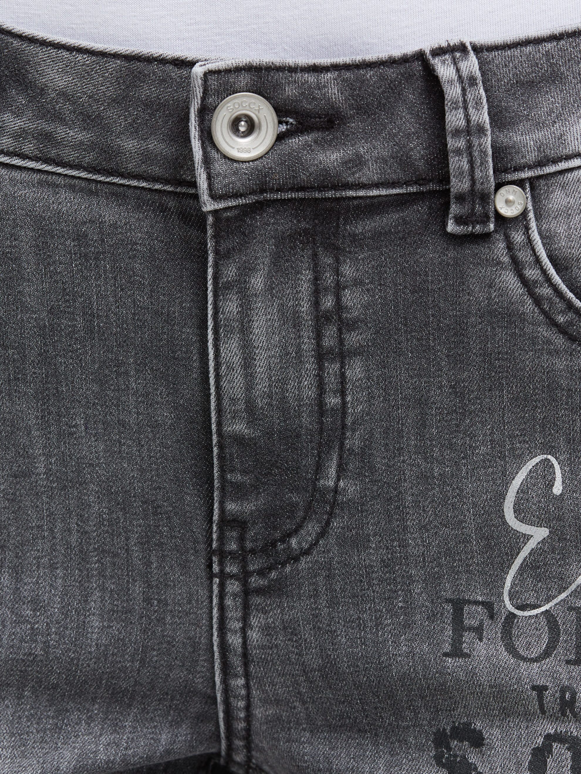 SOCCX Slim-fit-Jeans mit Turn-Up Saum – Bild 4 von 5