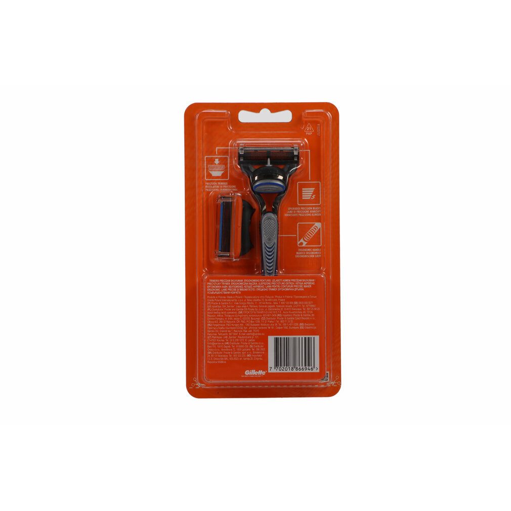 Gillette Станки для бритья Fusion Rasiermaschine 2 Ersatzköpfe