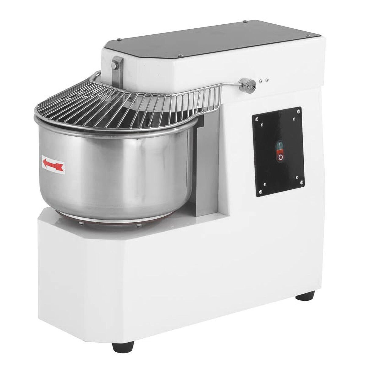 GastroHero Küchenmaschine Teigknetmaschine 20L – mit festem Kopf - Pizzateig, 1100 W, 20 l Schüssel