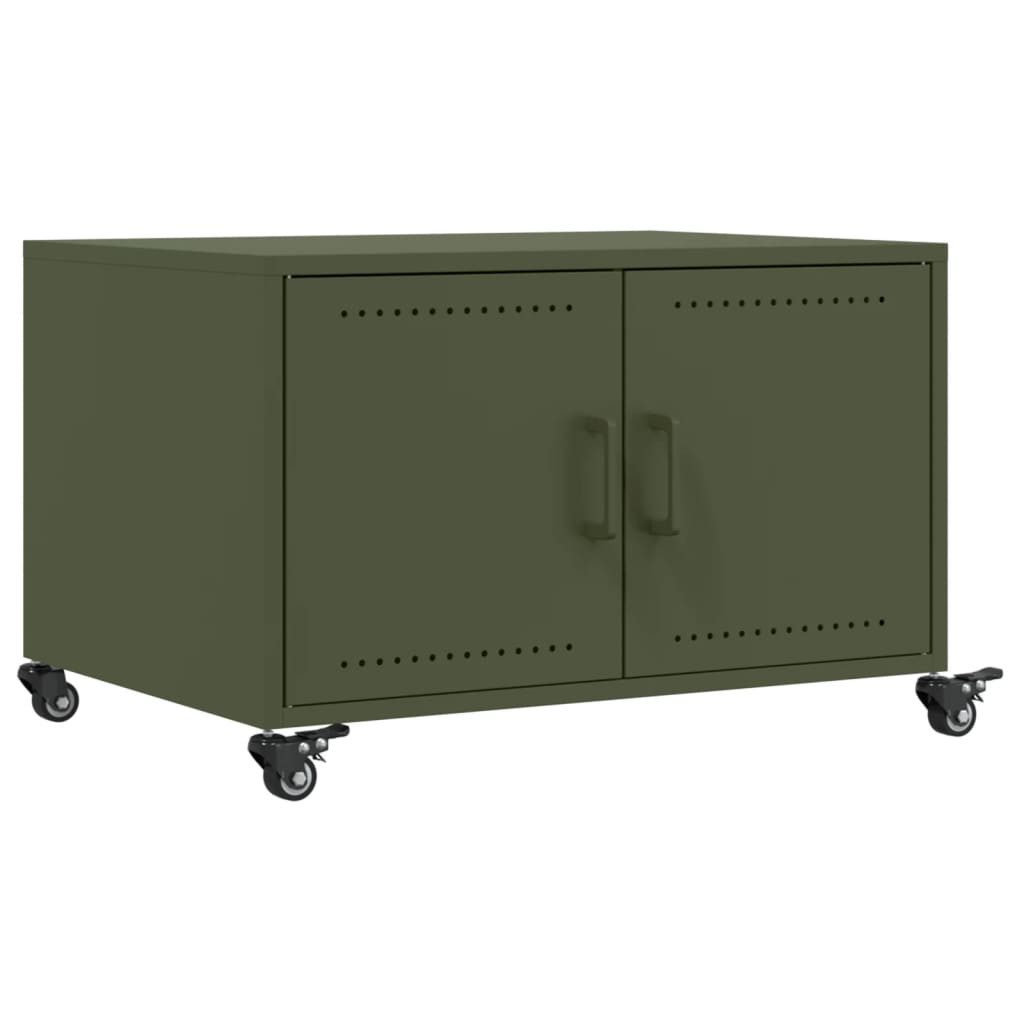 vidaXL Couchtisch Couchtisch Olivgrün 68x50x43,5 cm günstig online kaufen
