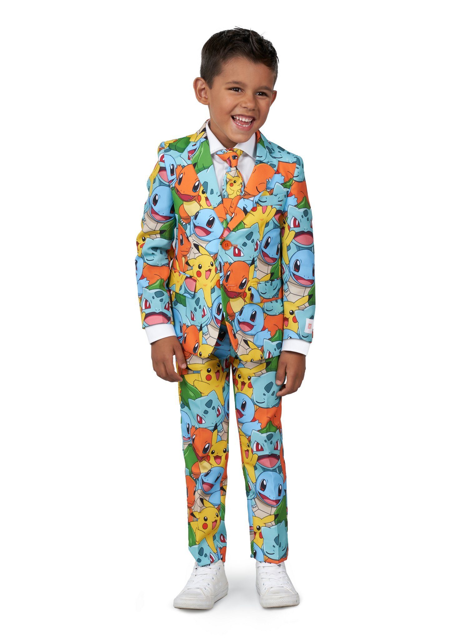 Partyanzug Boys Pokémon - Kostüm Anzug für Karneval Halloween