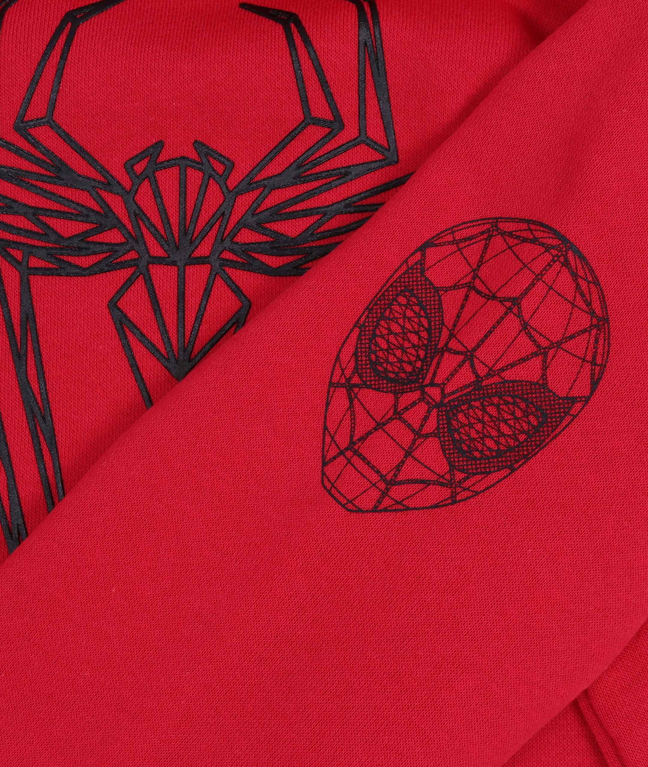 Sarcia.eu Kapuzensweatshirt Rote Bluse Spiderman MARVEL 18-24 Monate