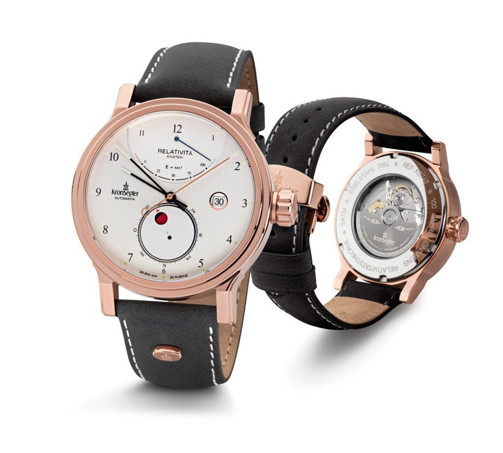 Automatikuhr Einstein Relativity Herrenuhr m. Lederband