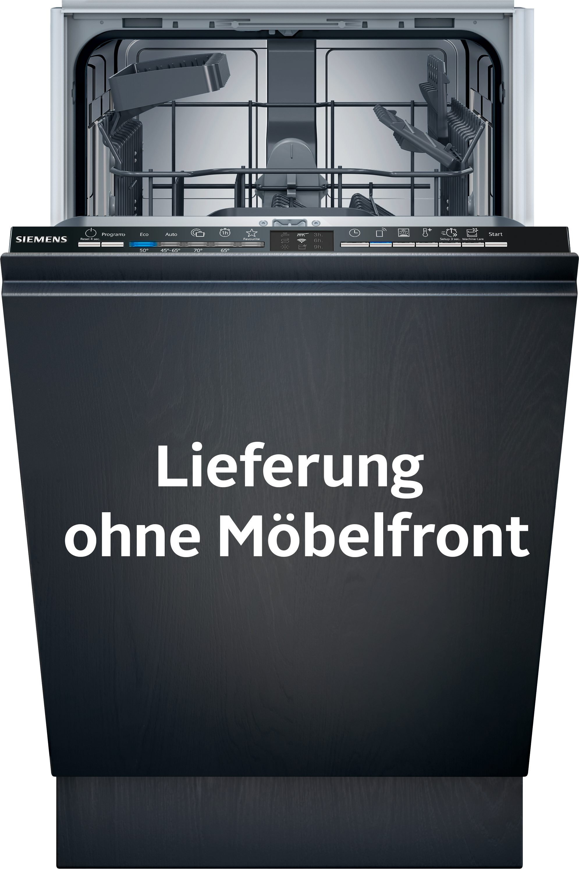 SIEMENS vollintegrierbarer Geschirrspüler iQ100 SR61HX16KE, 10 Maßgedecke, InfoLight - erlischt bei Beendigung des Spülvorgangs