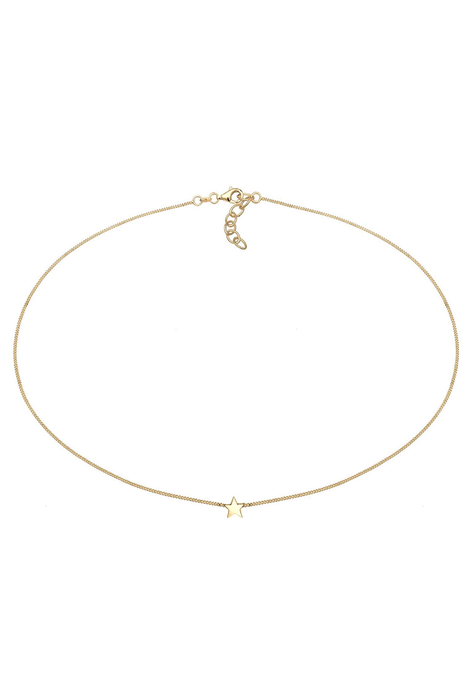 Elli Collier Basic Stern Astro Choker 925 Sterling Silber