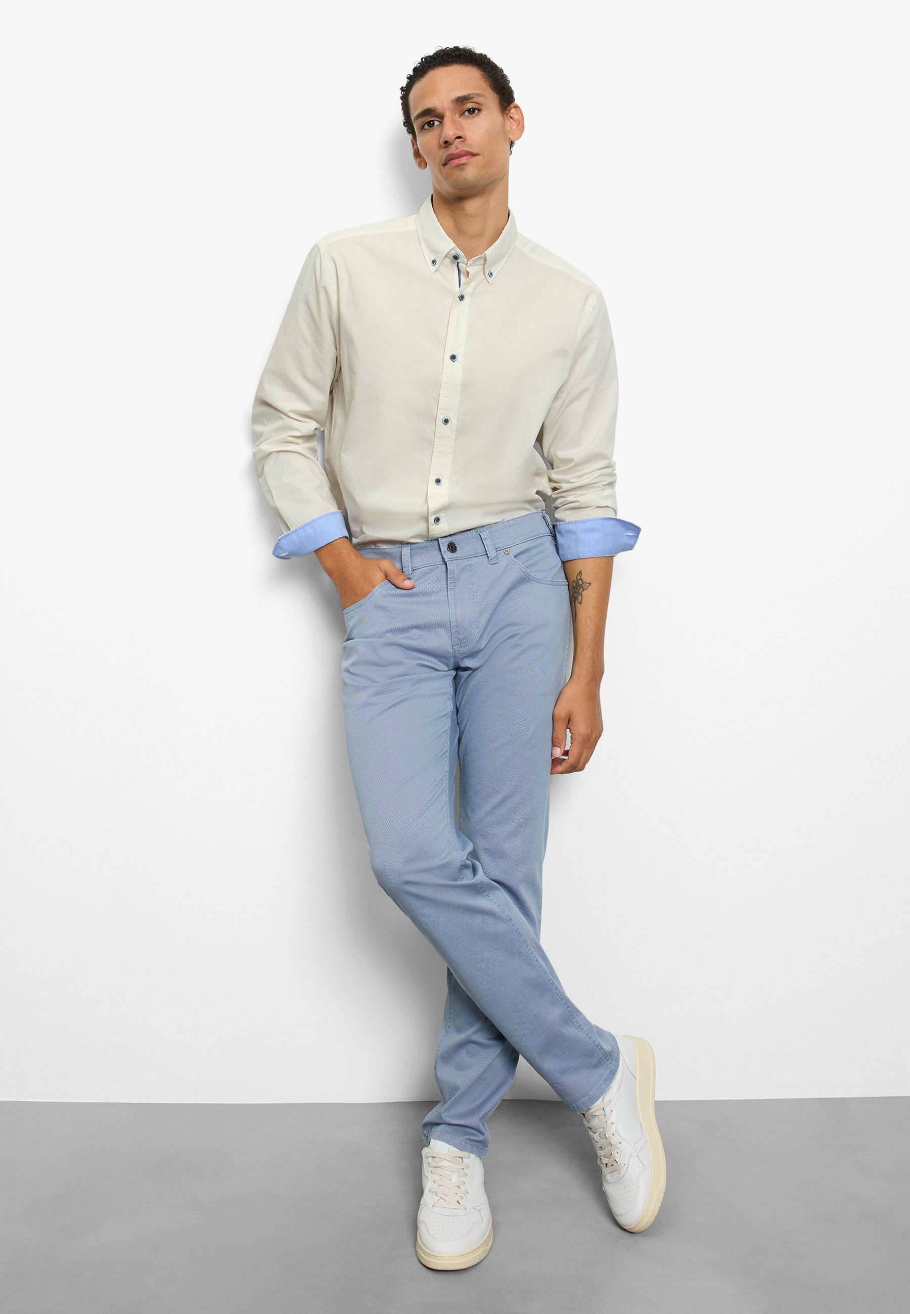 OLYMP Langarmhemd OLYMP Casual, regular fit, Button-down
