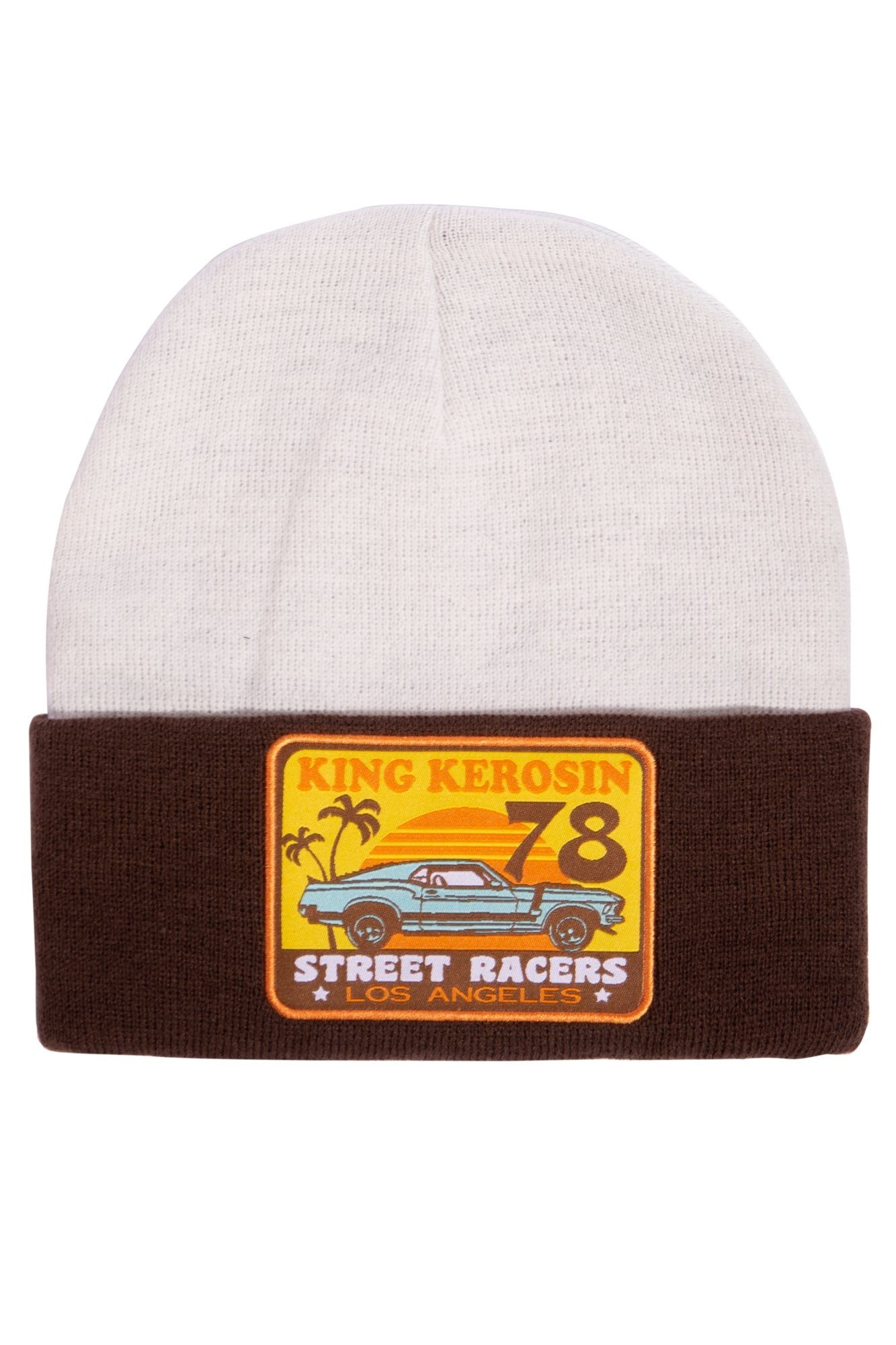 KingKerosin Strickmütze Street Racers Retro-Stil