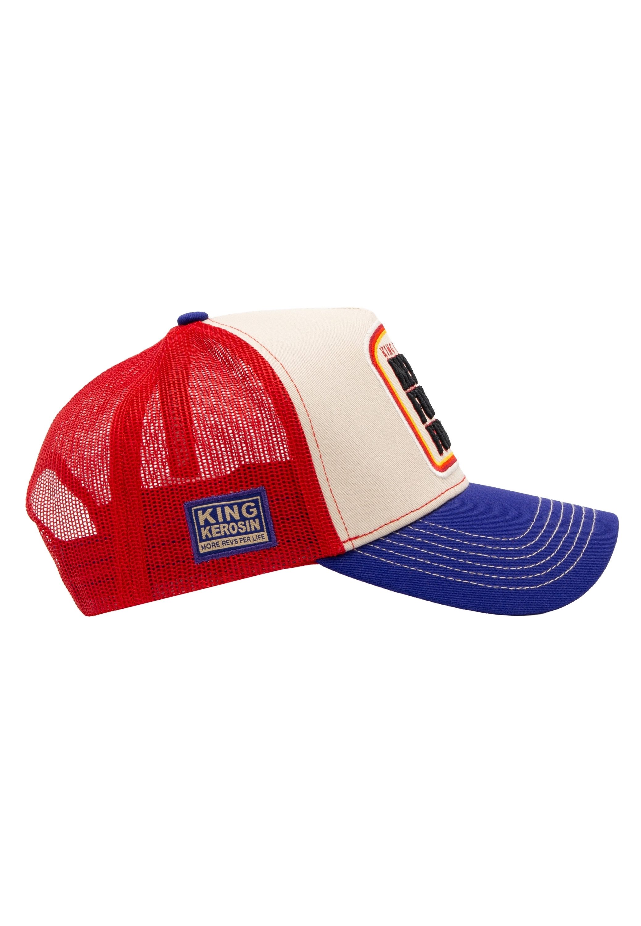 KingKerosin Trucker Cap Never Fuck A Fucker (1-St) mit Statement Front-Stickerei
