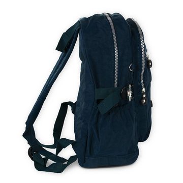 BAG STREET Freizeitrucksack Bag Street unisex Jugend Sporttasche (Freizeitrucksack), Freizeitrucksack, Cityrucksack Nylon, navy ca. 30cm x ca. 38cm