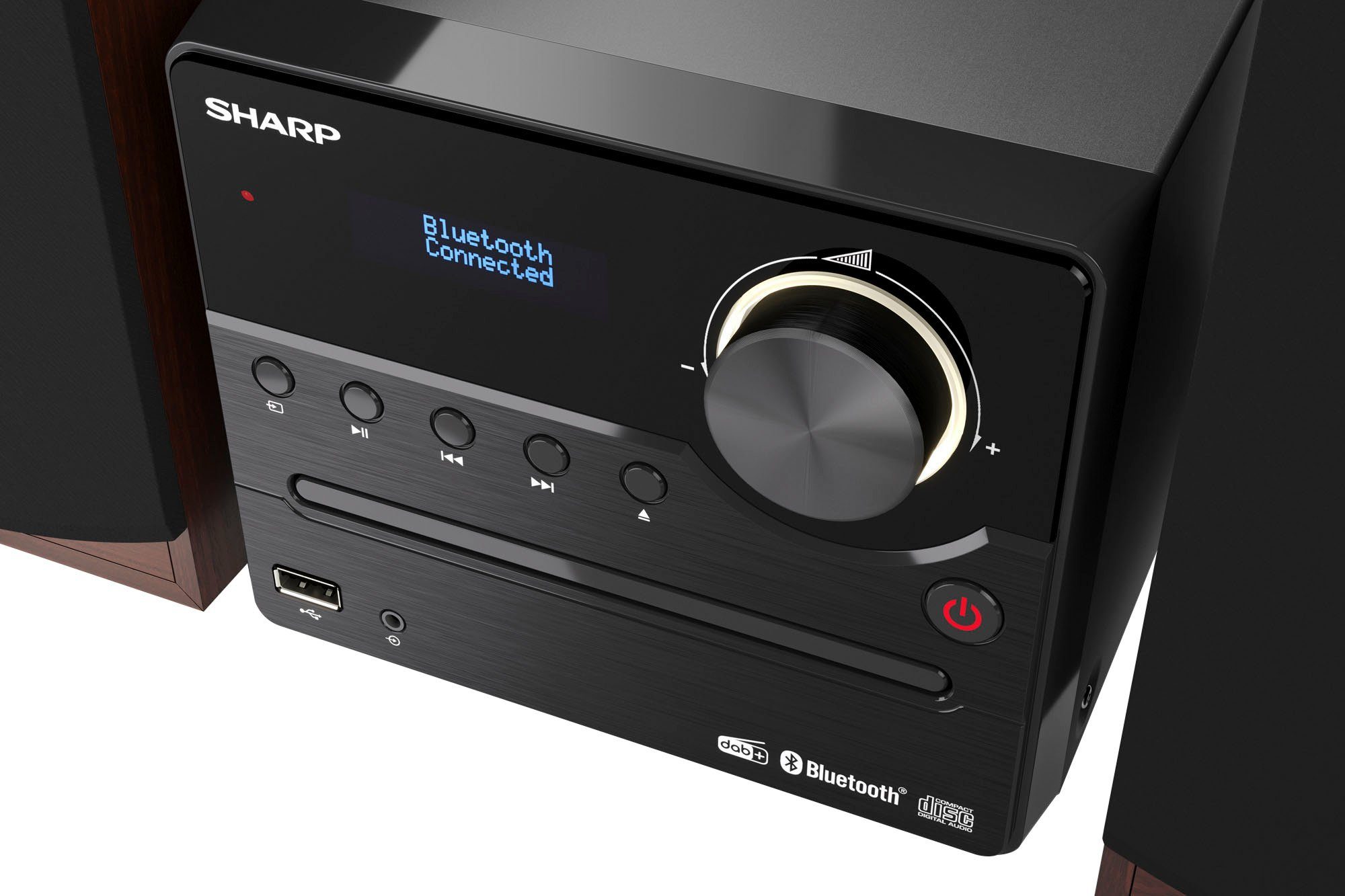 Sharp XL-B517D Mikro 2.0 W, (45 Audio-System braun Bluetooth)