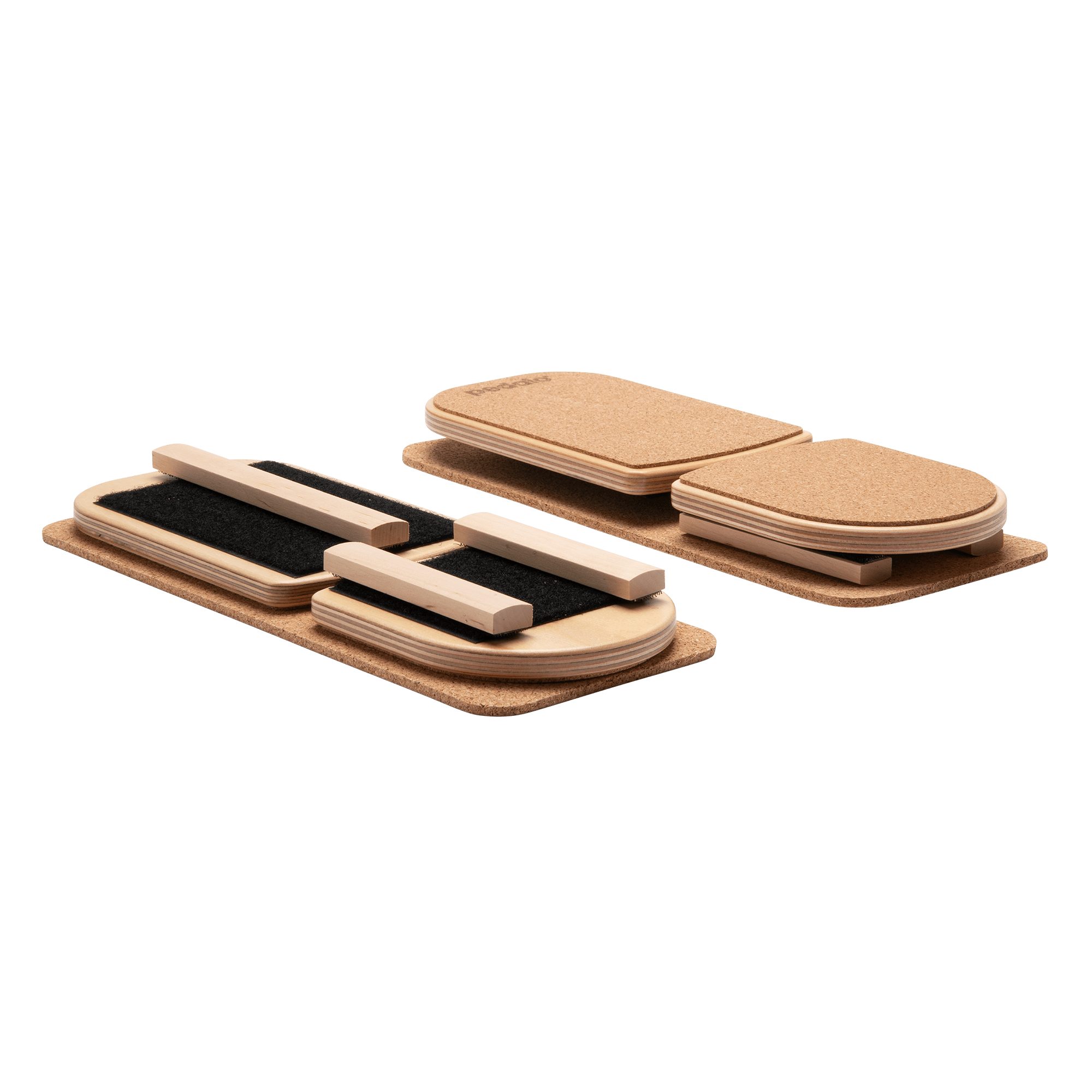 pedalo® Fußtrainer I Spiraldynamik I Beinachse I Fußverschraubung I Stabilisation, mit Korkbett und -unterlage