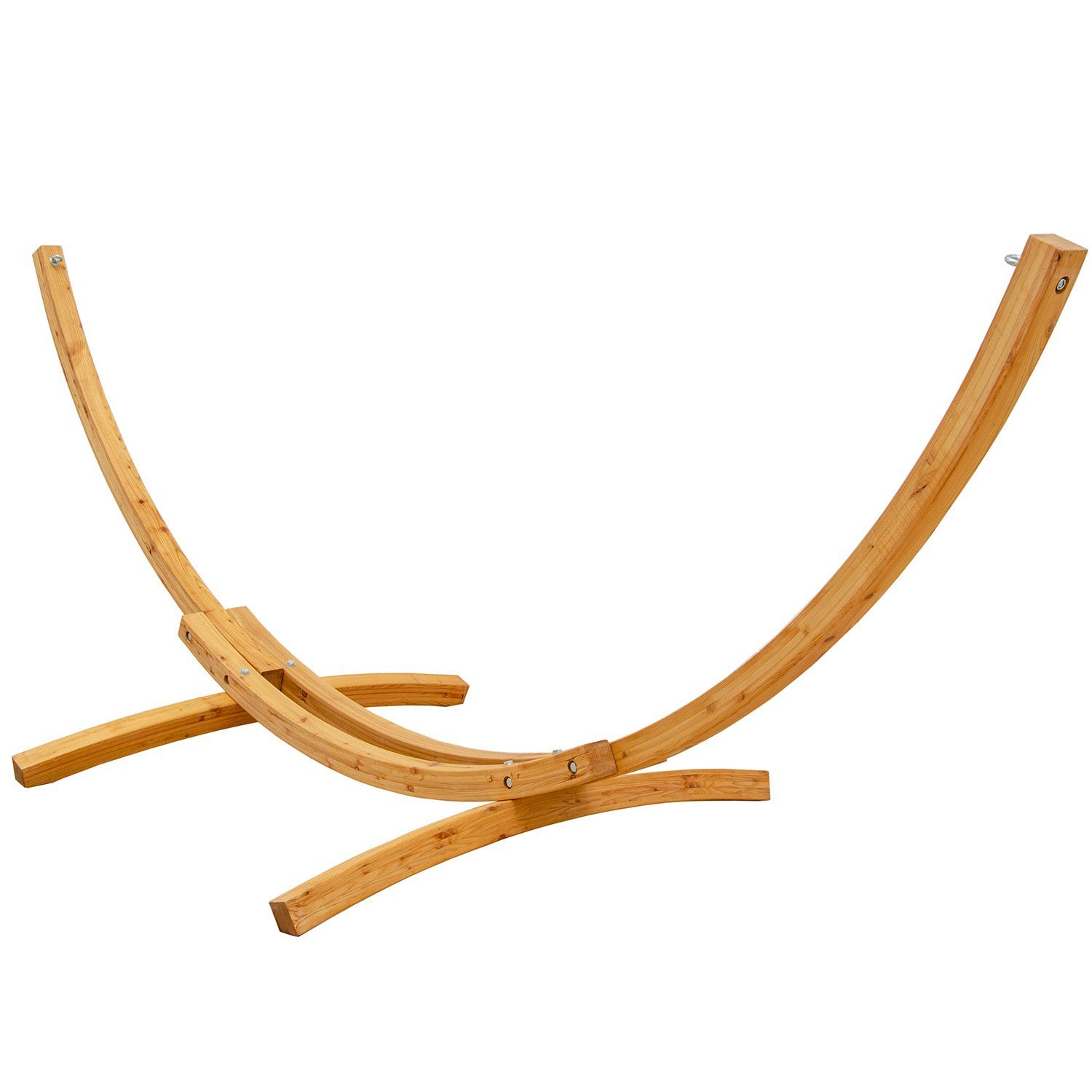 AMANKA Hängemattengestell Großes Hängemattengestell Outdoor Holz 325 cm, Hängematten Ständer Holzgestell