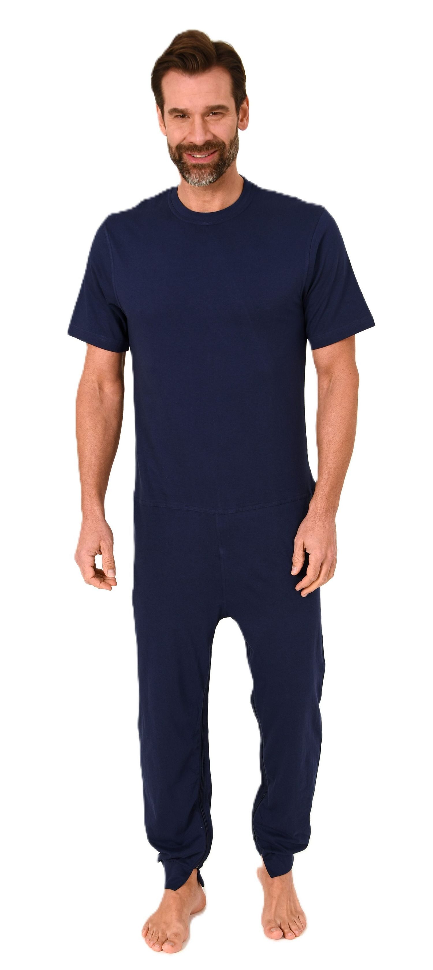 Normann Care Pyjama Herren kurzarm Pflegeoverall günstig online kaufen