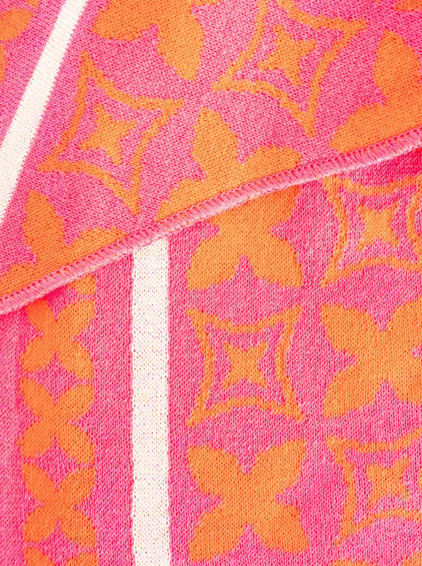 Zwillingsherz Dreieckstuch "Luxus Grafik", Strick, farbenfrohes Muster, wärmend