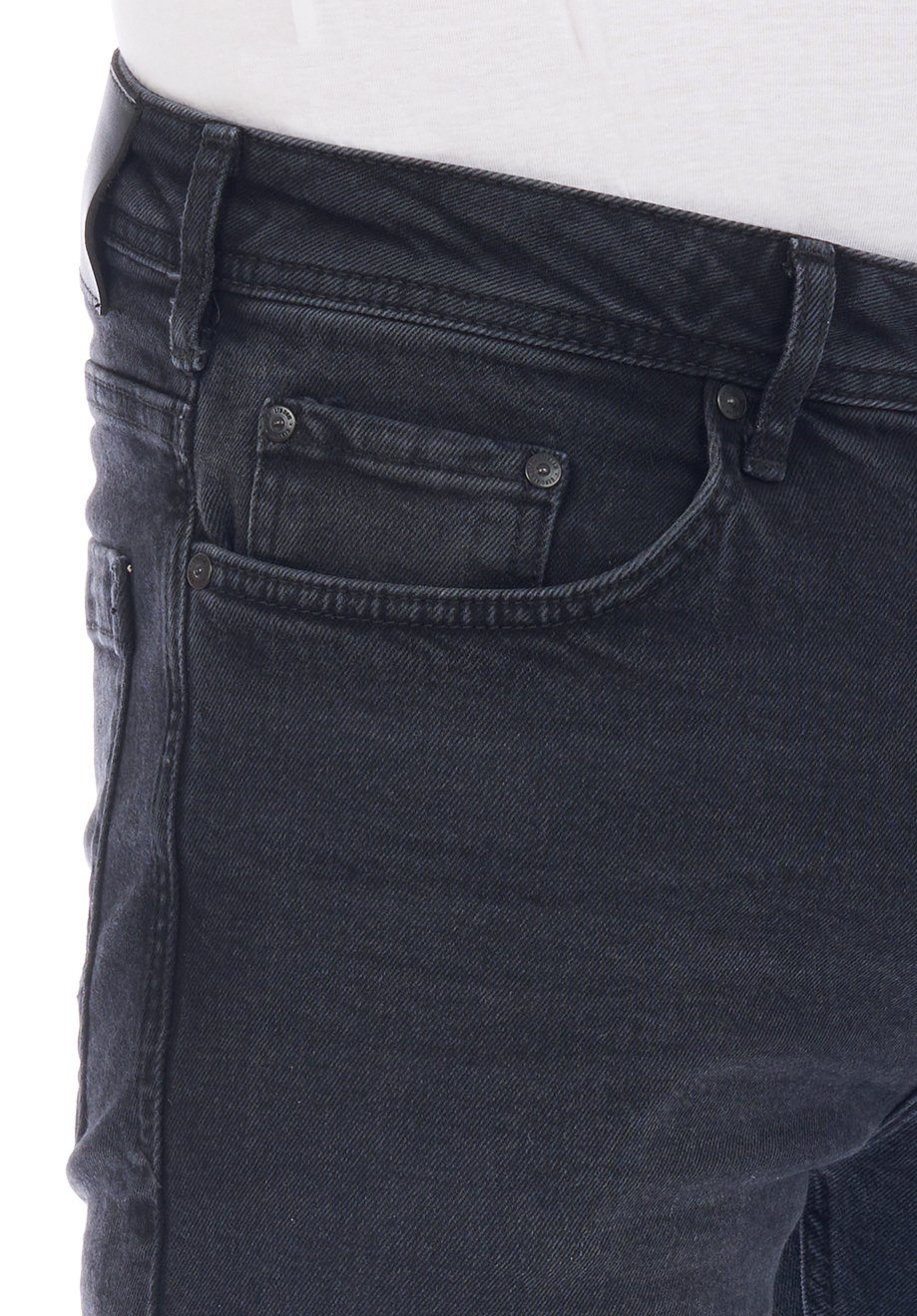 Herren Denim Jeanshose Regular Fit LTB Stretch PaulX Hose mit Wash Black (54914) Wolf Relax-fit-Jeans