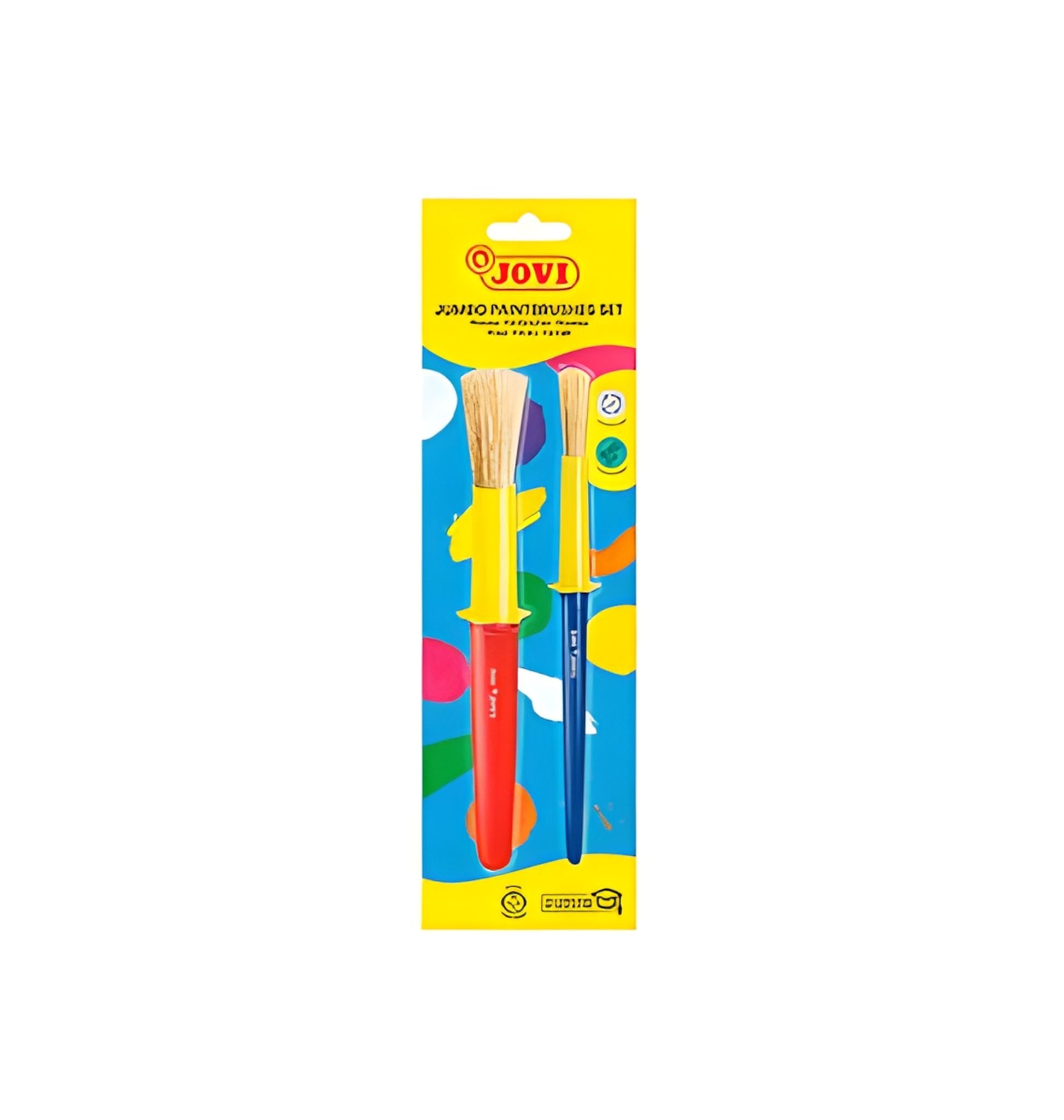 Jovi Malpinsel Schulpinsel Maxi Blister 1 xmittel / 1 xgrob