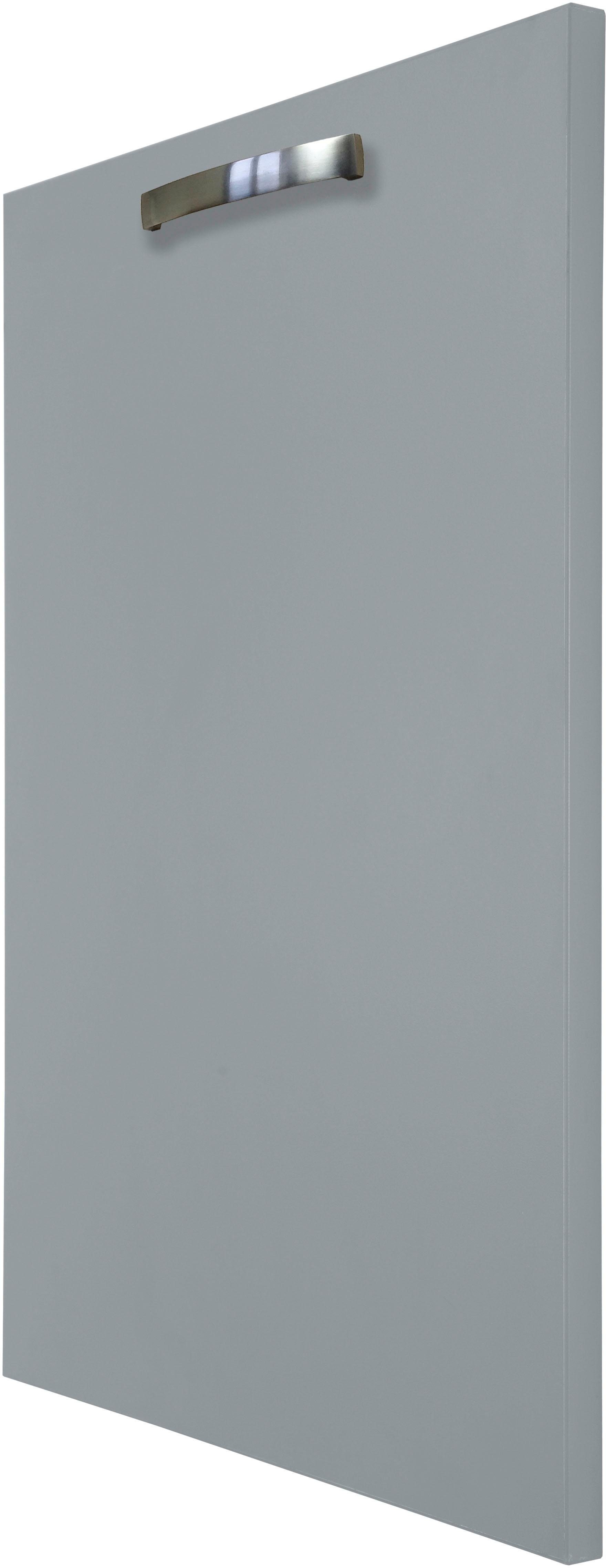 OPTIFIT Frontblende Cara, Tür für vollintegierbaren Geschirrspüler 60 cm Basaltgrau