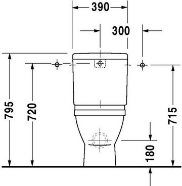 Duravit WC-Komplettset Duravit Stand-WC-Kombination STARCK 3 36