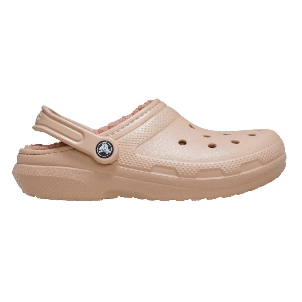Crocs Sandale Classic Lined Clog (mit Innenfutter) caramelpink - 1 Paar Badeschuh