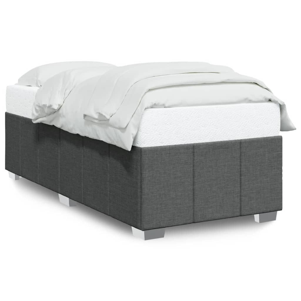 vidaXL Bett Bettgestell ohne Matratze Dunkelgrau günstig online kaufen