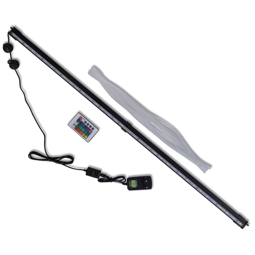 vidaXL LED Aquariumleuchte LED Aquarium Lampe Beleuchtung Licht Bubble Lampe RGB 94 cm