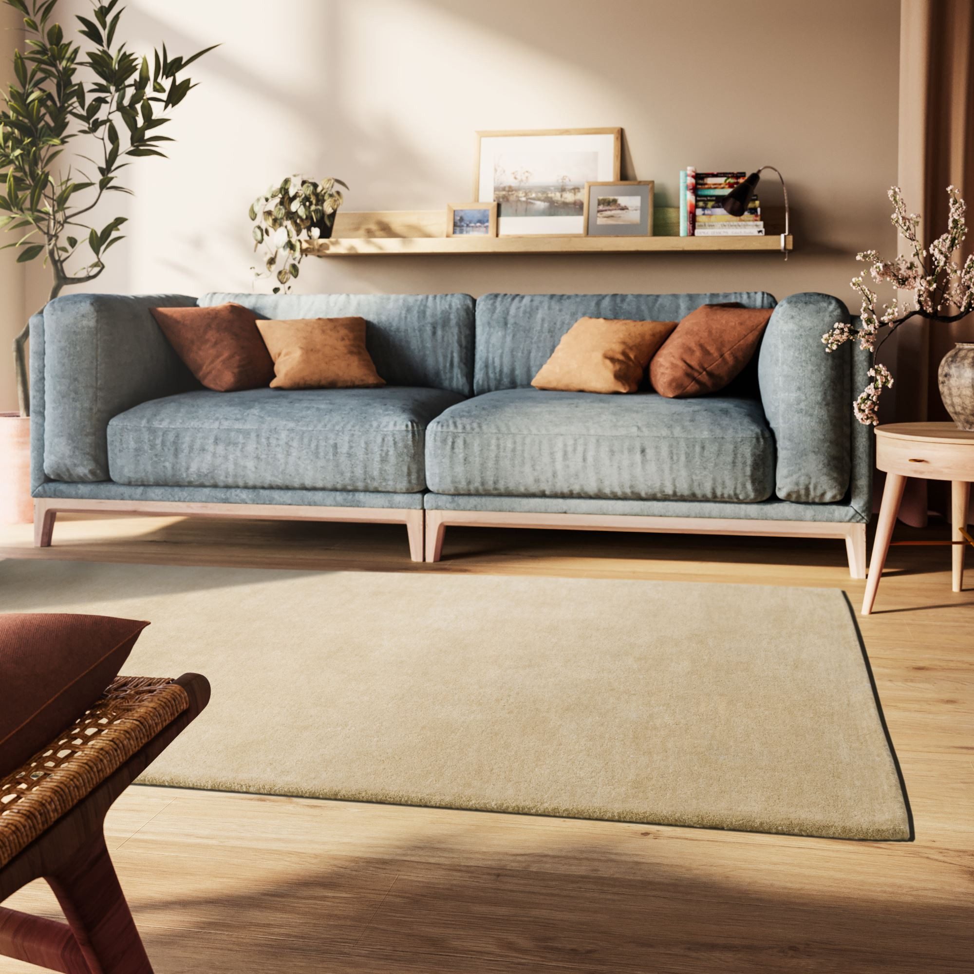 Steffensmeier Wollteppich Sowana, Rechteckig, Gabbeh, 100 % Schurwolle