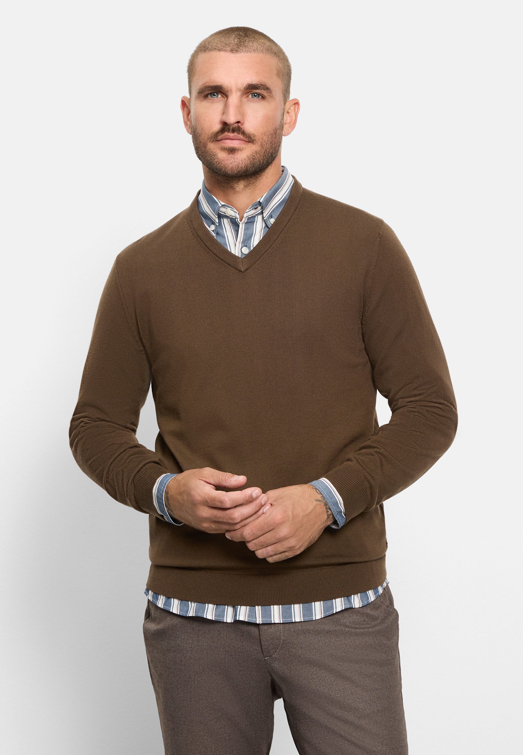 Strickpullover OLYMP Casual Strick, Pullover