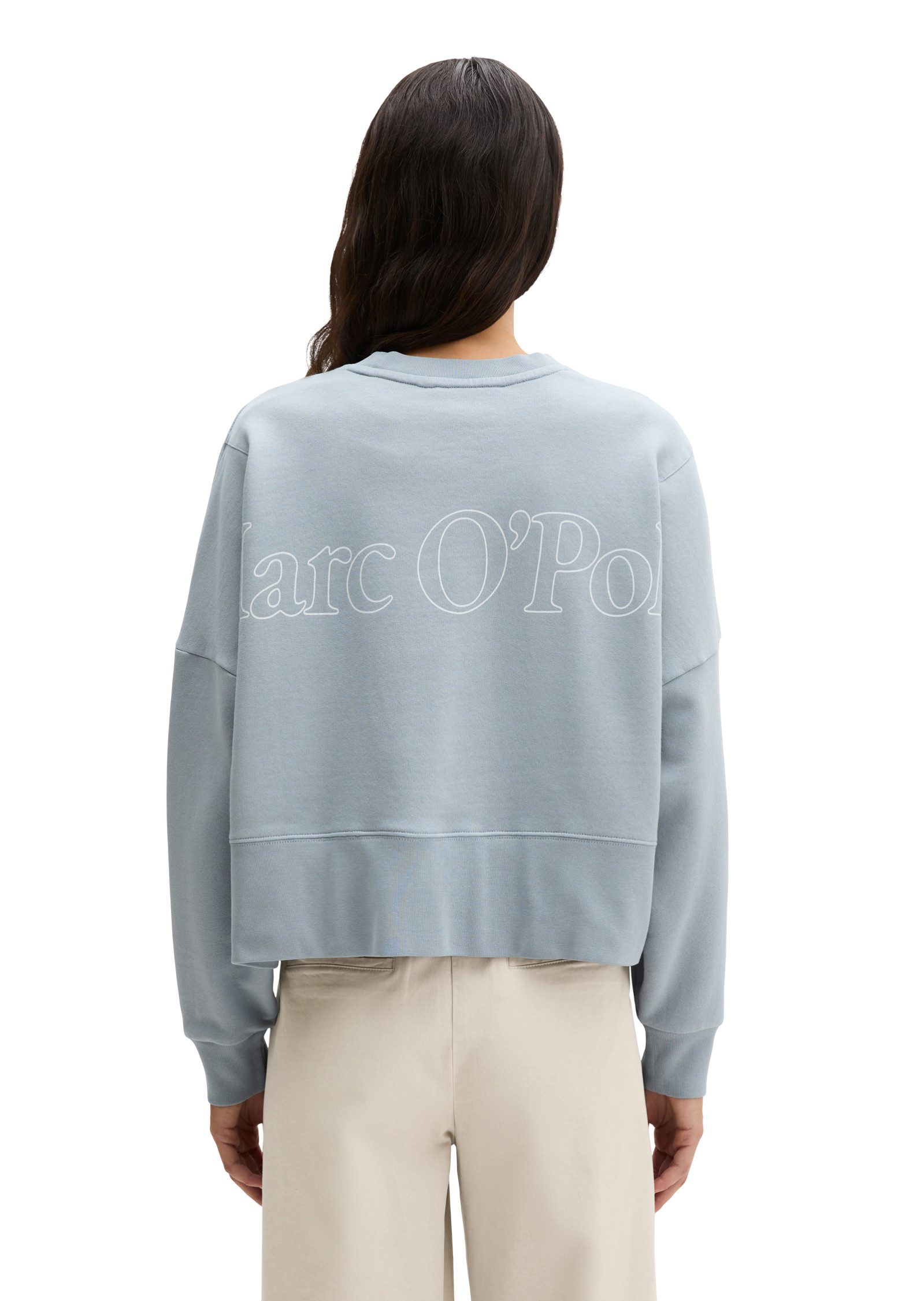 Marc O'Polo Sweatshirt relaxed fit mit recycelter Baumwolle, cropped günstig online kaufen