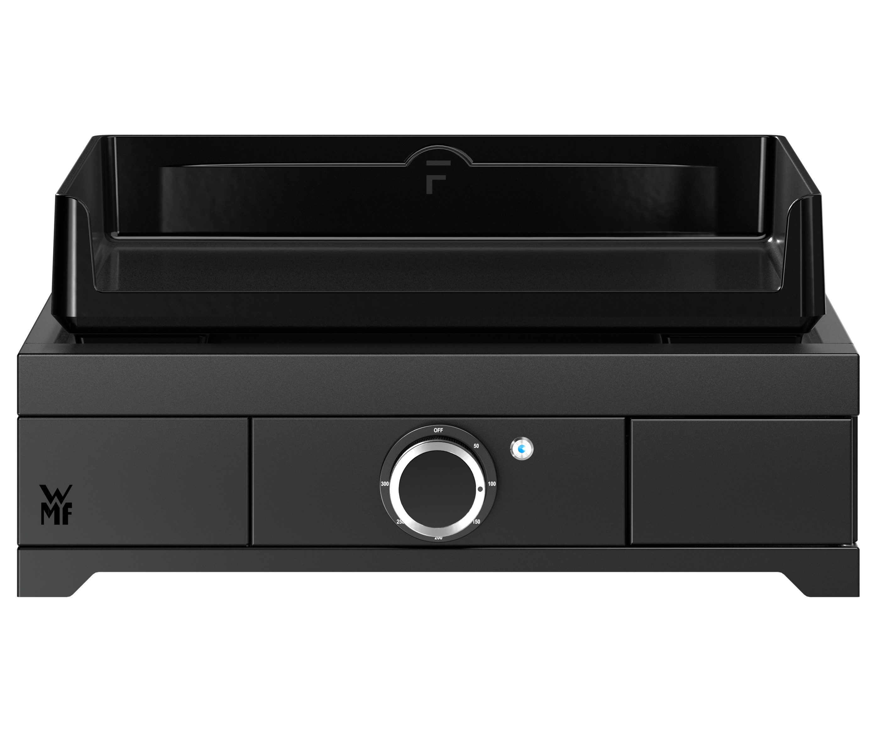 WMF Elektrogrill Plancha Edition One 45E, 2500 W, Stahl / Gusseisen pulverbeschichtet, 2500 W, mit Thermostat, integrierter Tropfschale, Grillfläche 45 x 40 cm