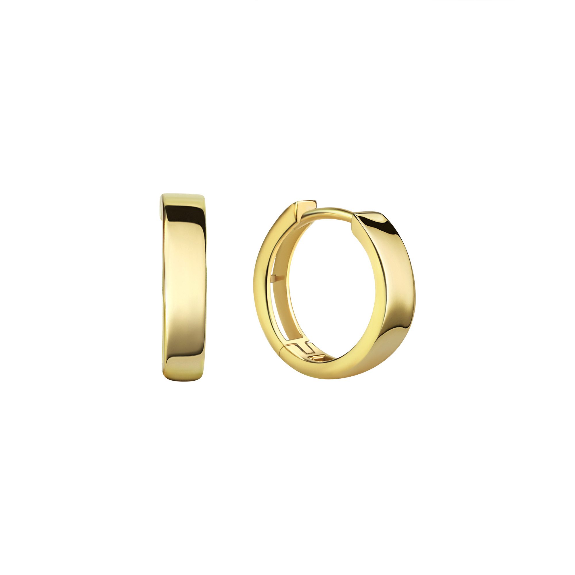 Paar Creolen 333/- Gelbgold glanz