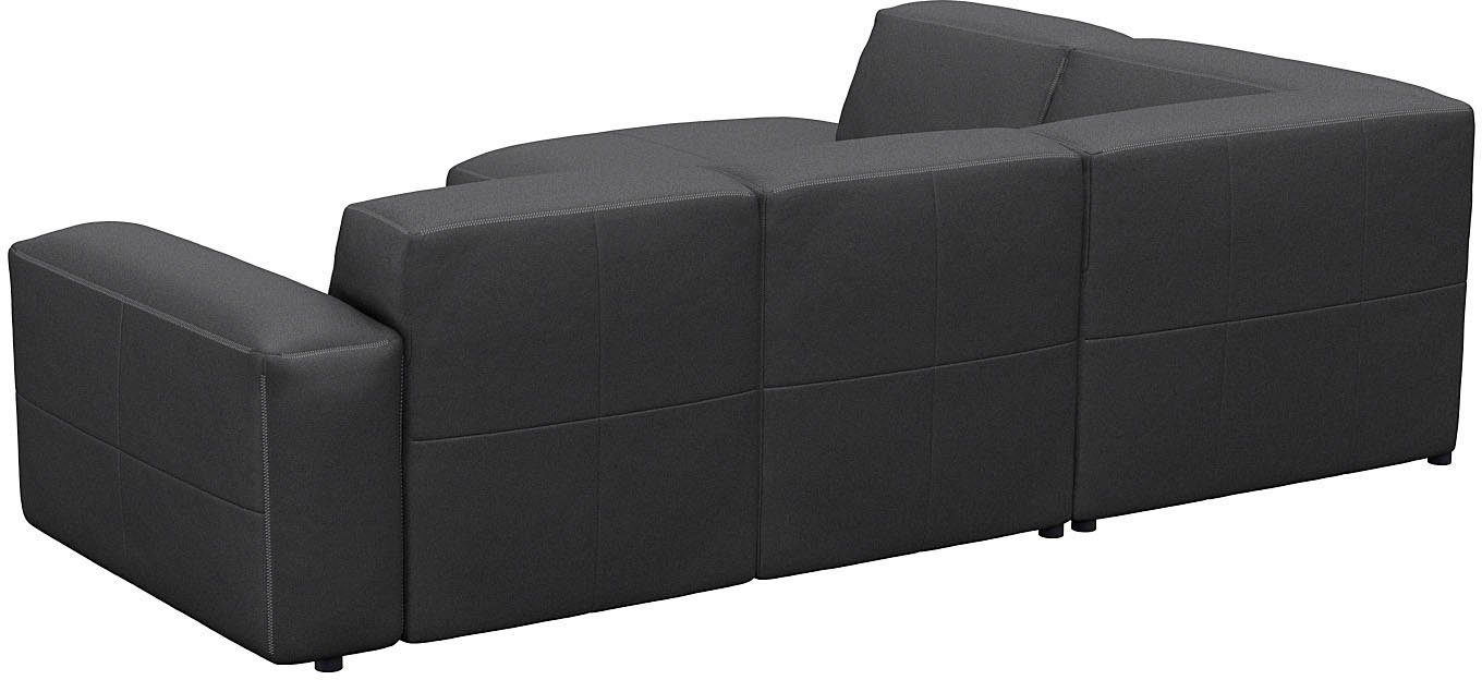 FLEXLUX Ecksofa Lucera, super bequem durch hochwertigen Sitzaufbau mit Kaltschaum, modern & anschmiegsam, L-Form, Designsofa