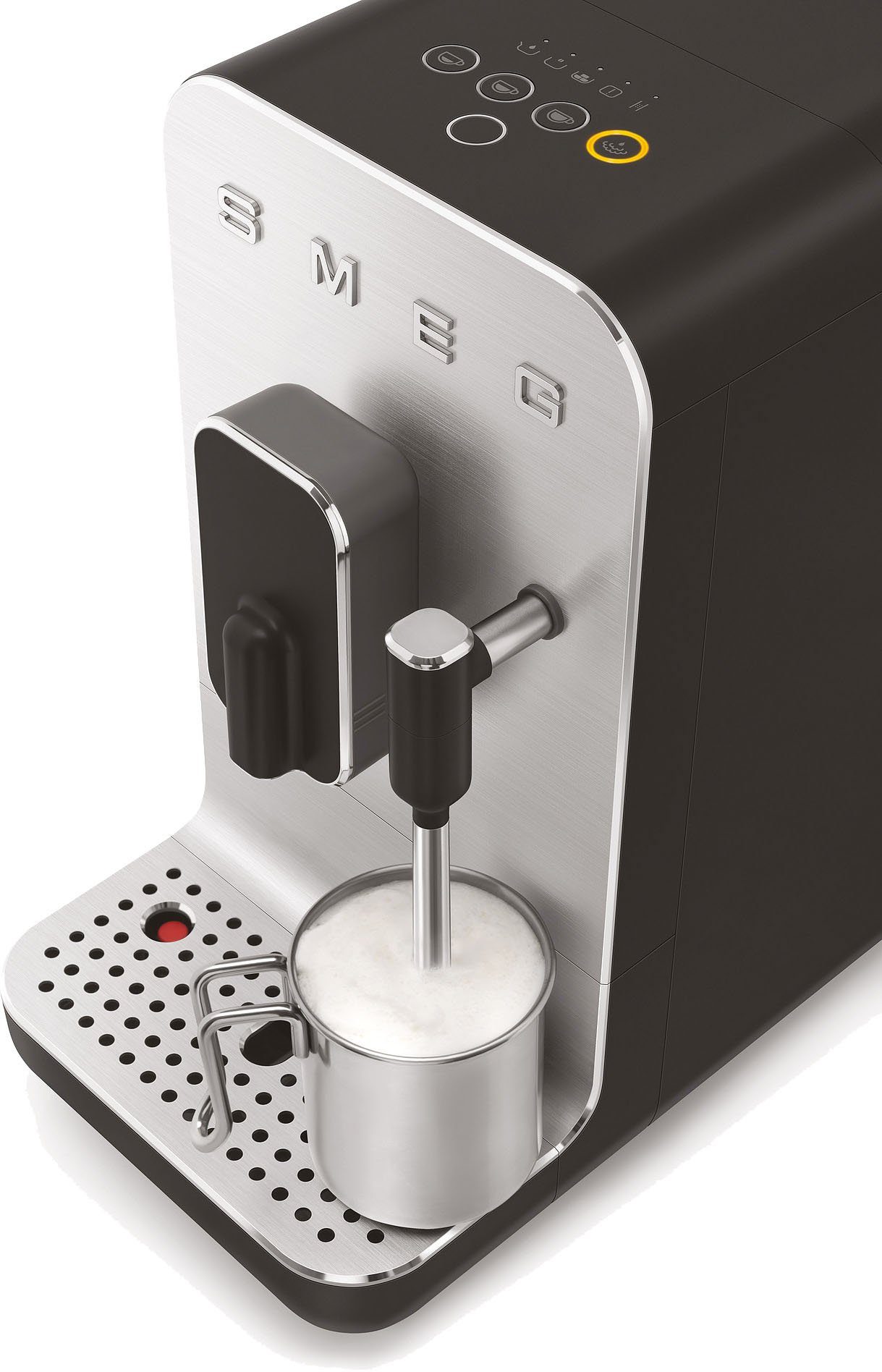 Smeg Kaffeevollautomat Herausnehmbare BCC02BLMEU, Brüheinheit Schwarz