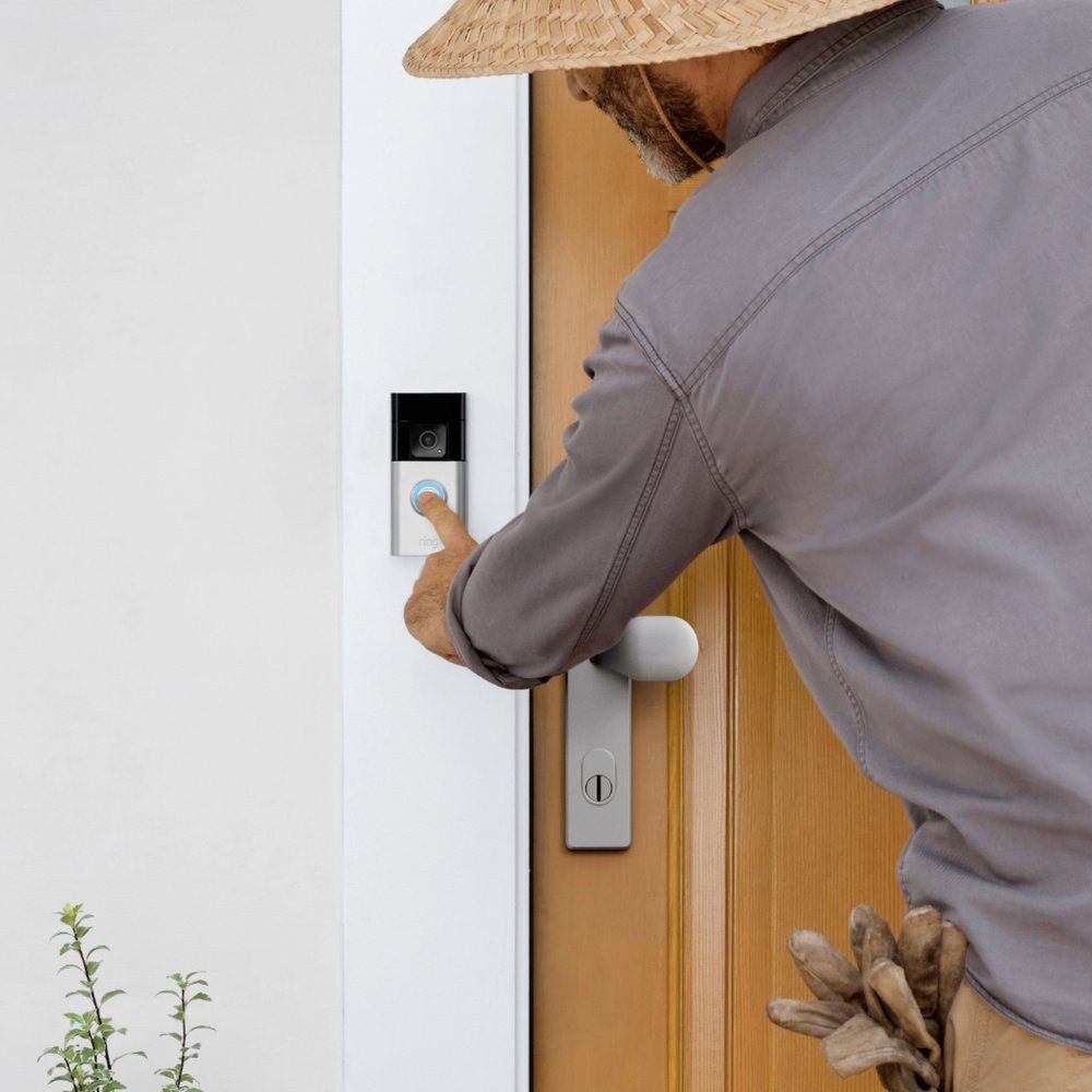 Ring Gegensprechanlage ring B0BFJNL42P IP-Video-Türsprechanlage Video Doorbell + Chime (2nd G