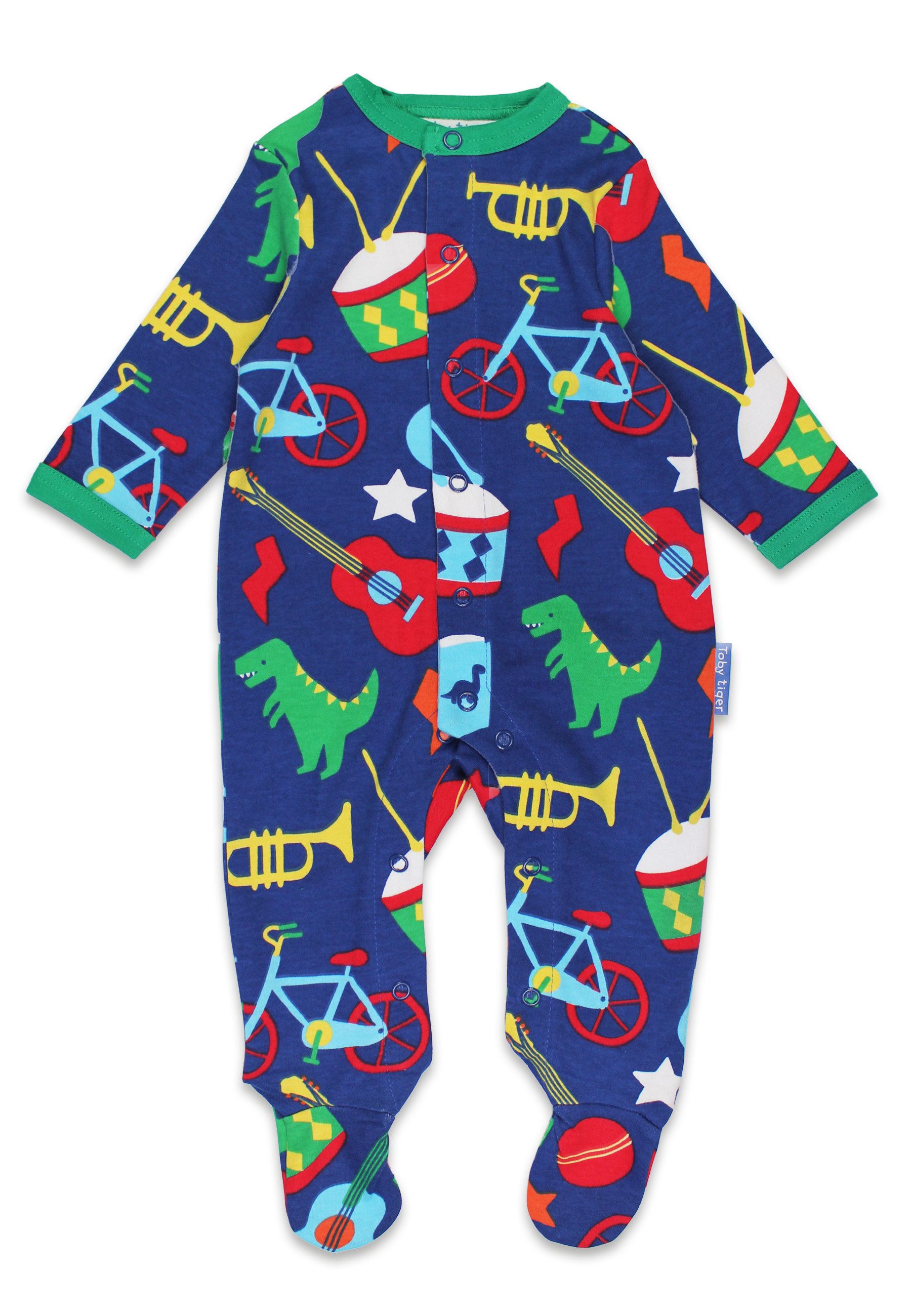 Toby Tiger Strampler Geschenkset mit Geschenke Print