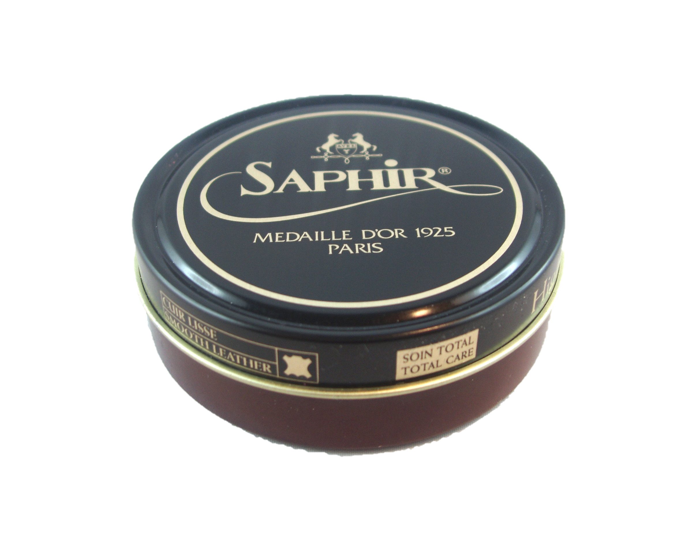 Saphir MEDAILLE D'OR de Luxe Wachs 50ml burgunderfarben Lederpflege